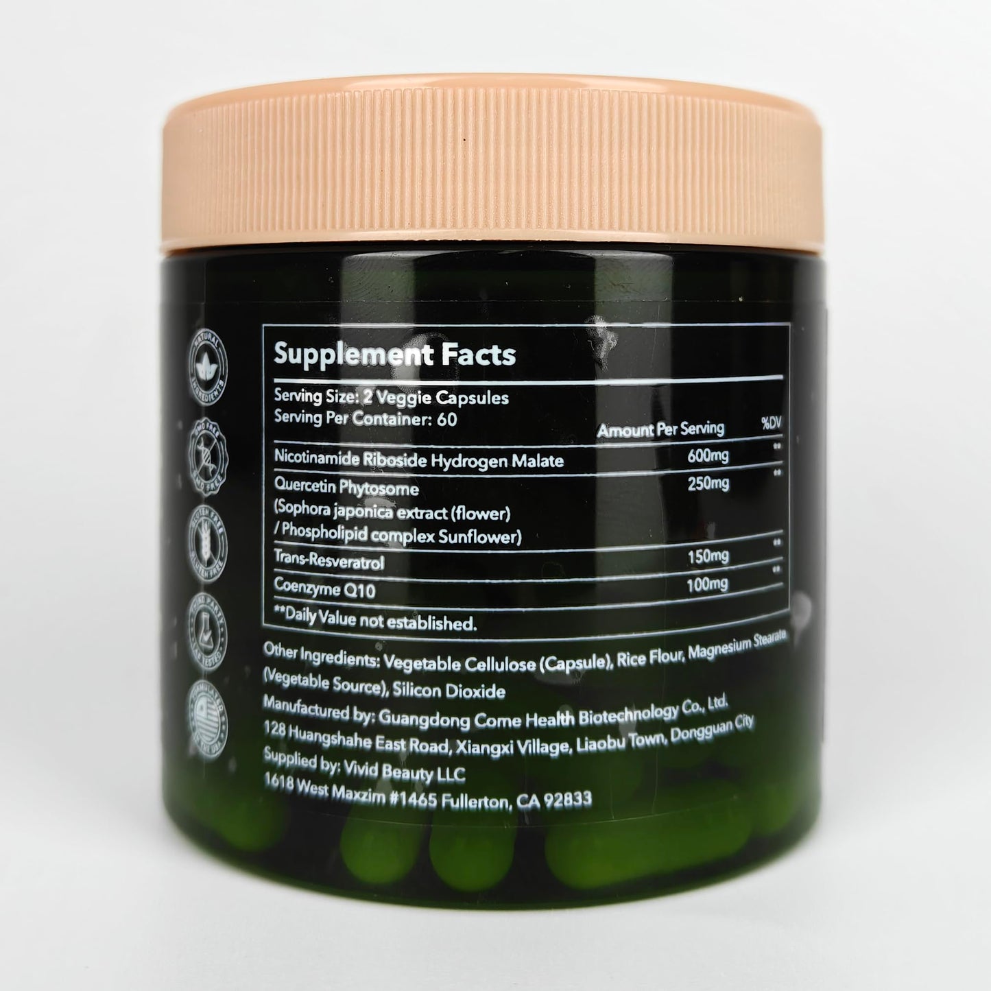 ZenUP NAD+ Supplement Capsule, 120 Capsules