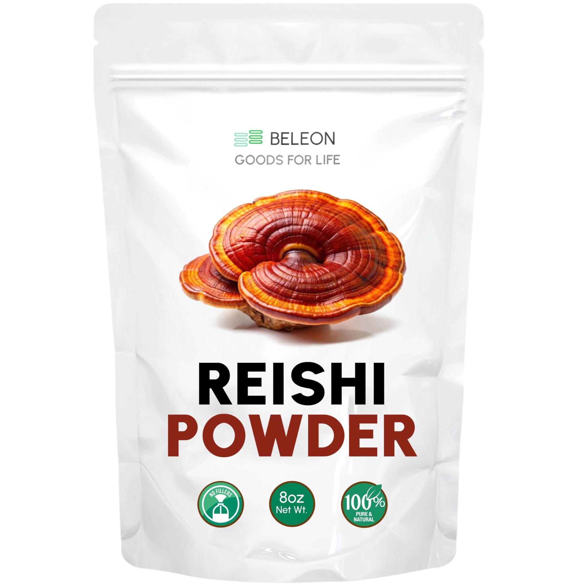 Beleon Goods For Life Reishi Mushroom Powder 8 oz