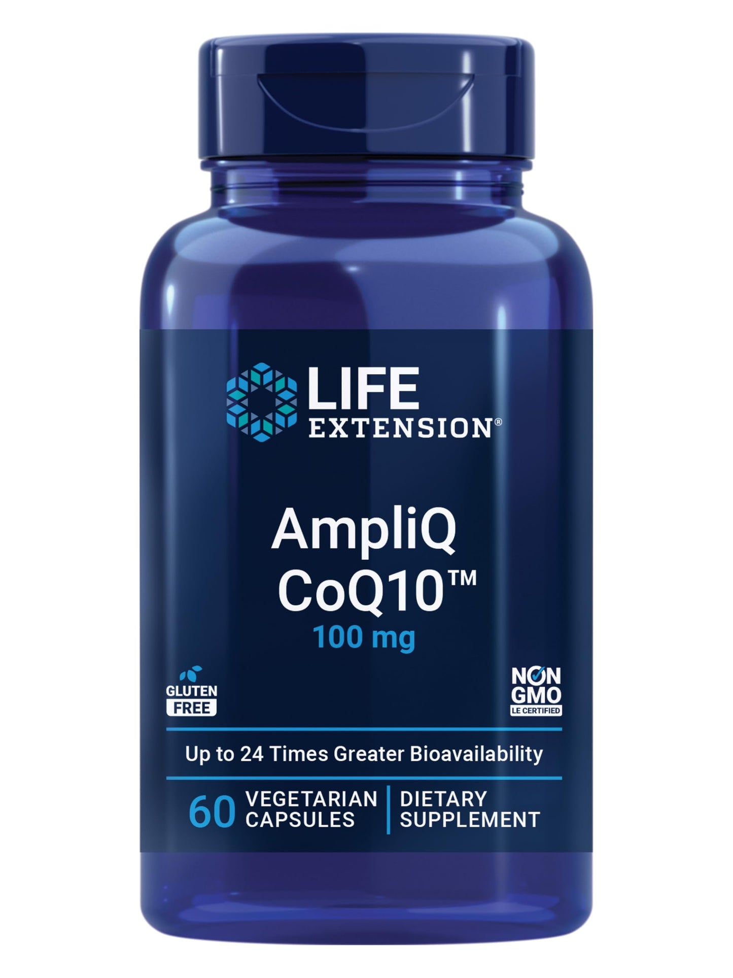 Life Extension AmpliQ CoQ10 100 mg 60 Capsules