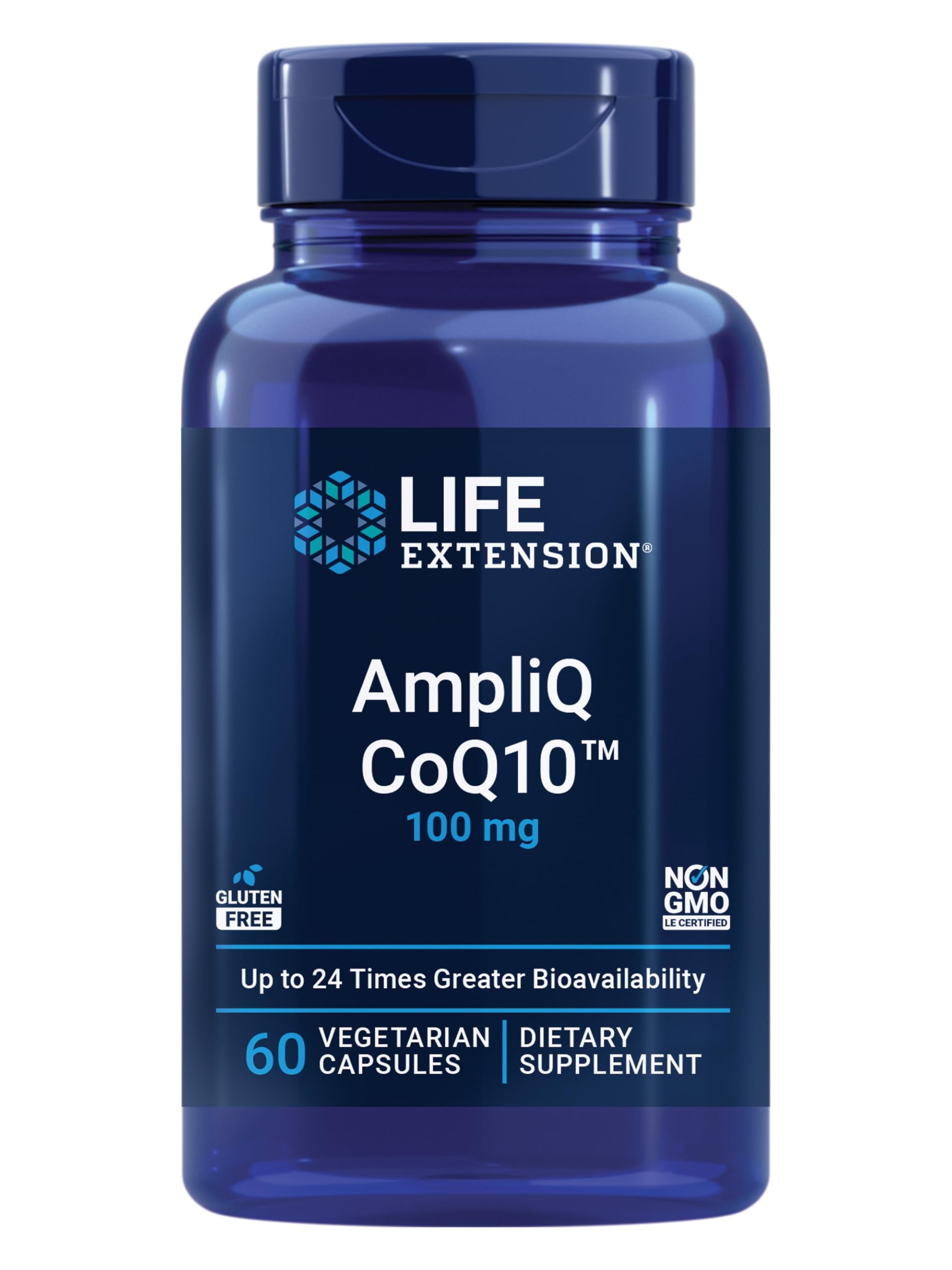 Life Extension AmpliQ CoQ10 100 mg 60 Capsules