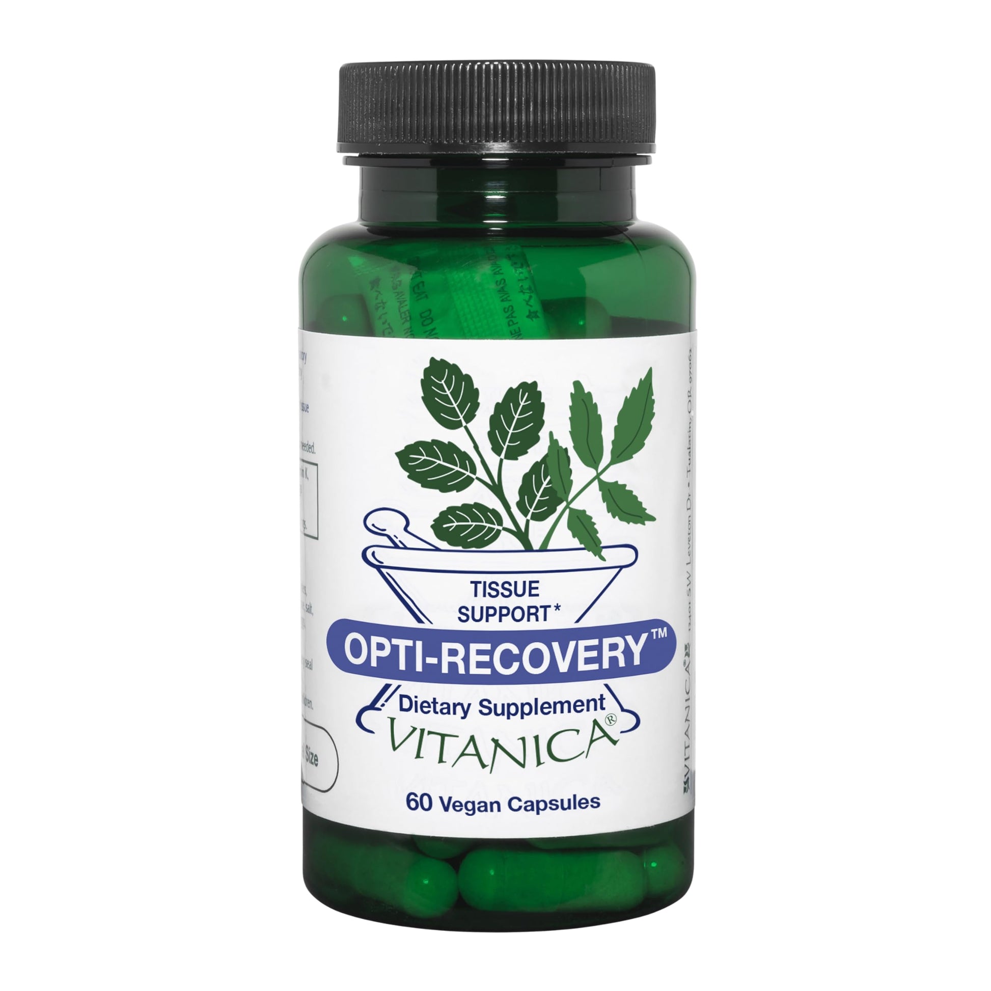 Vitanica Opti-Recovery Pre & Post Surgery Support, Wound Care, Vegan, 60 Capsules