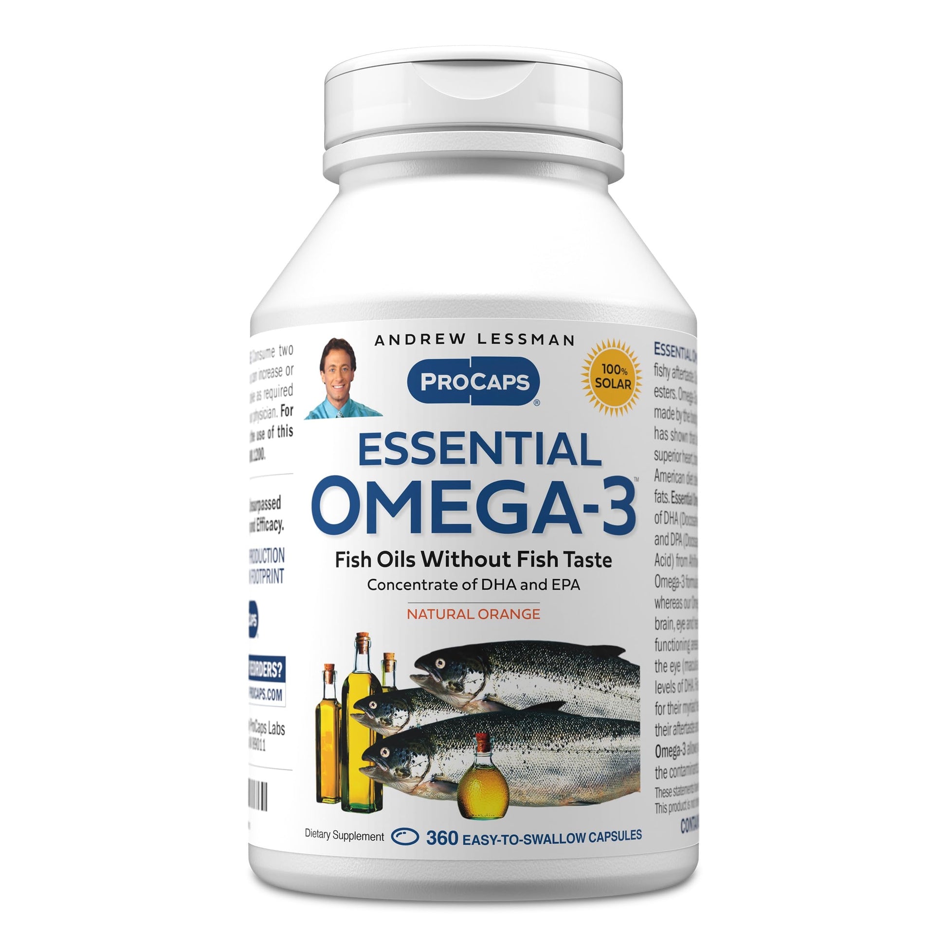 ANDREW LESSMAN ProCaps Essential Omega-3 Orange, 360 Capsules