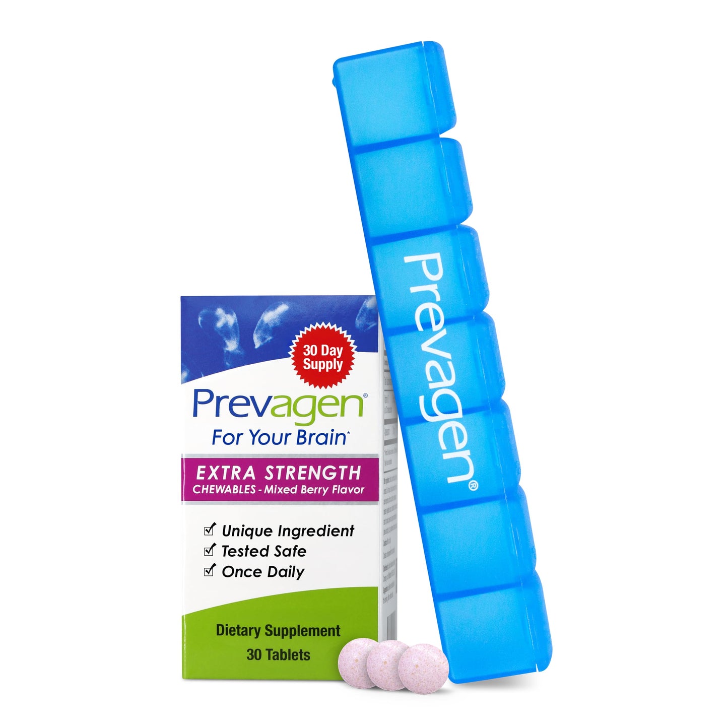 Prevagen Extra Strength Mixed Berry Chewables 30 Count