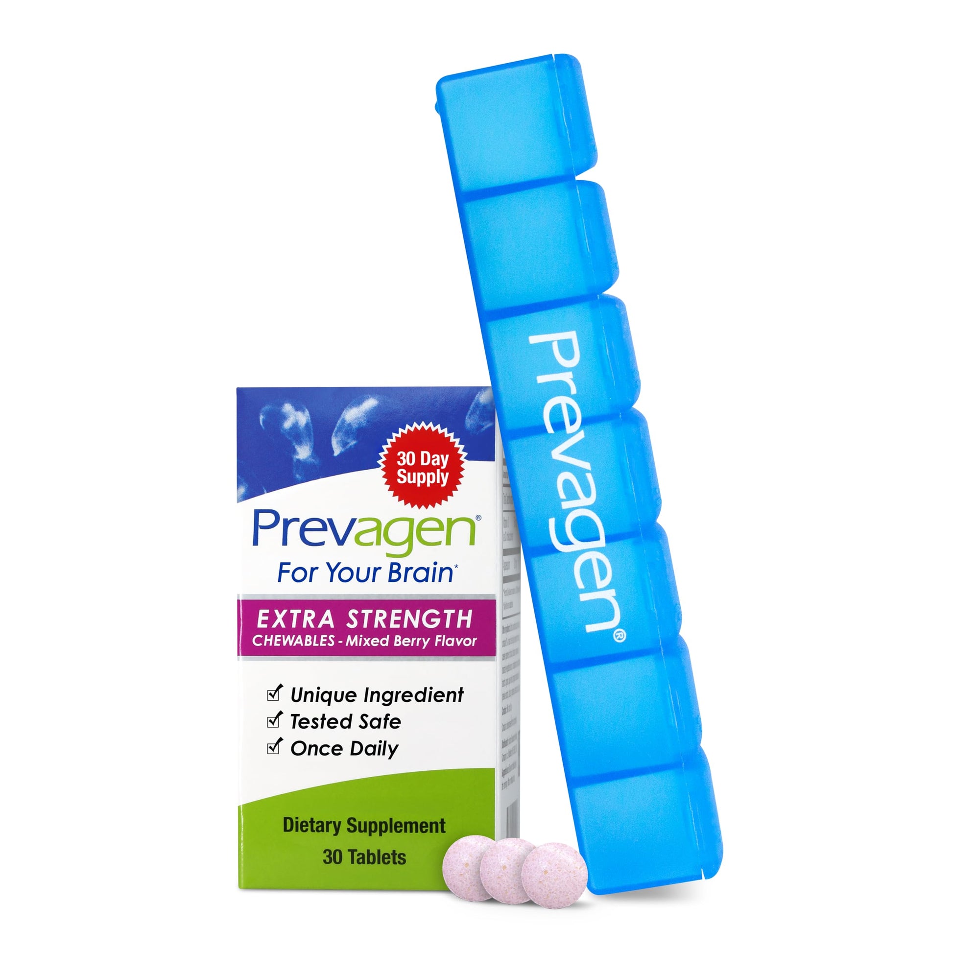 Prevagen Extra Strength Mixed Berry Chewables 30 Count