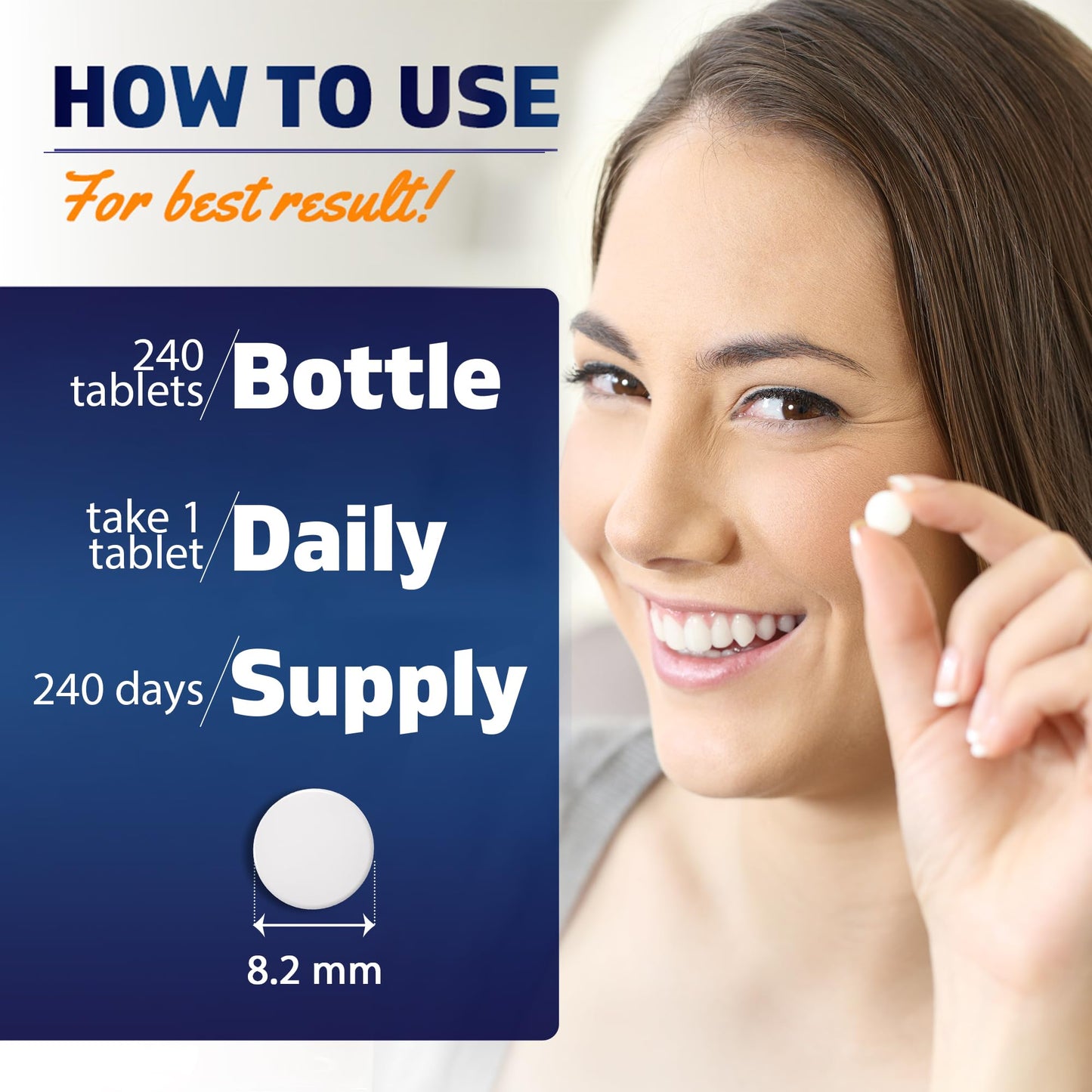 Vitamatic Lactase Enzyme 9000 FCC Tablet 240 Count