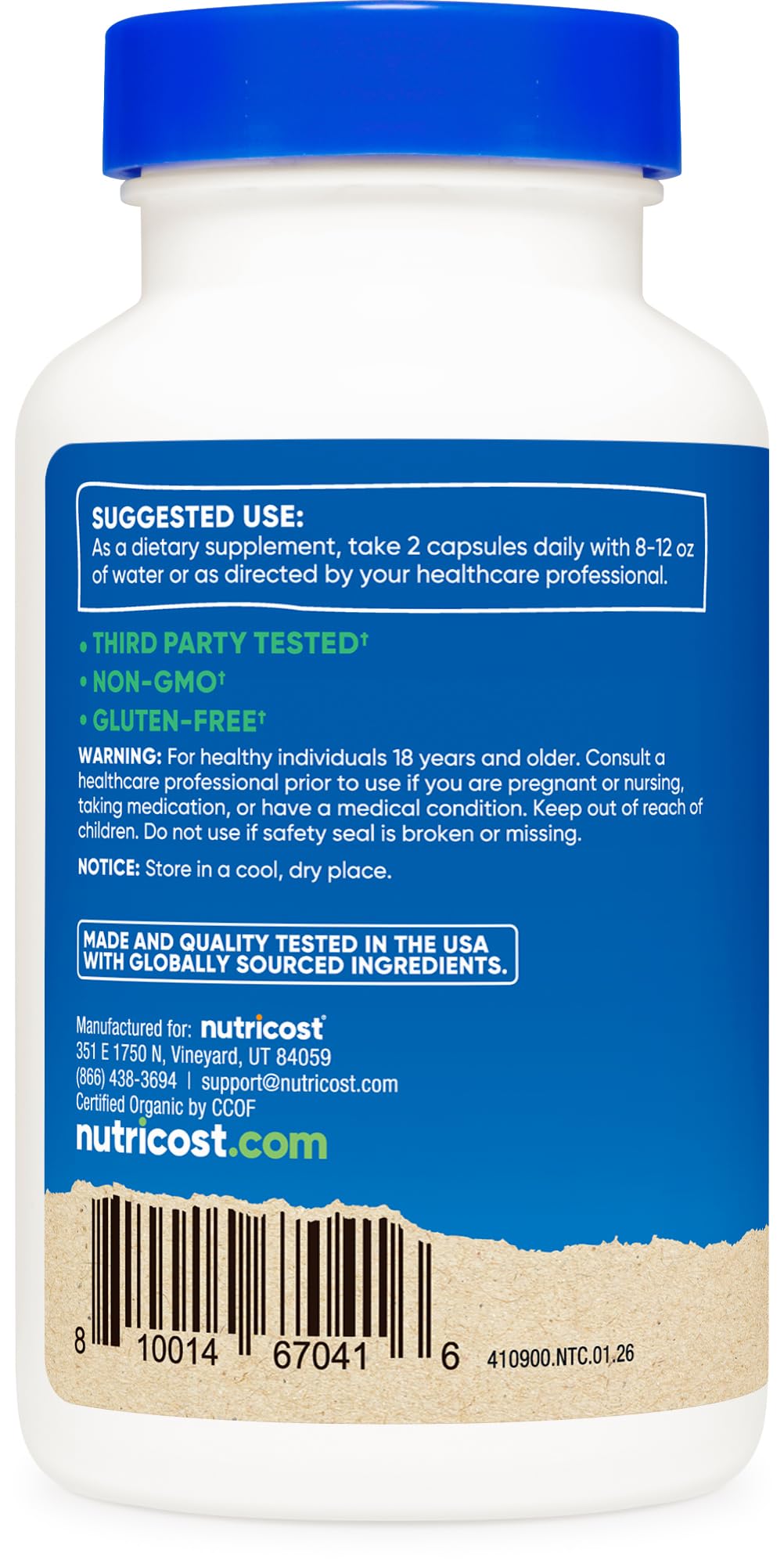 Nutricost Amla 1000mg Capsules, 120 Count