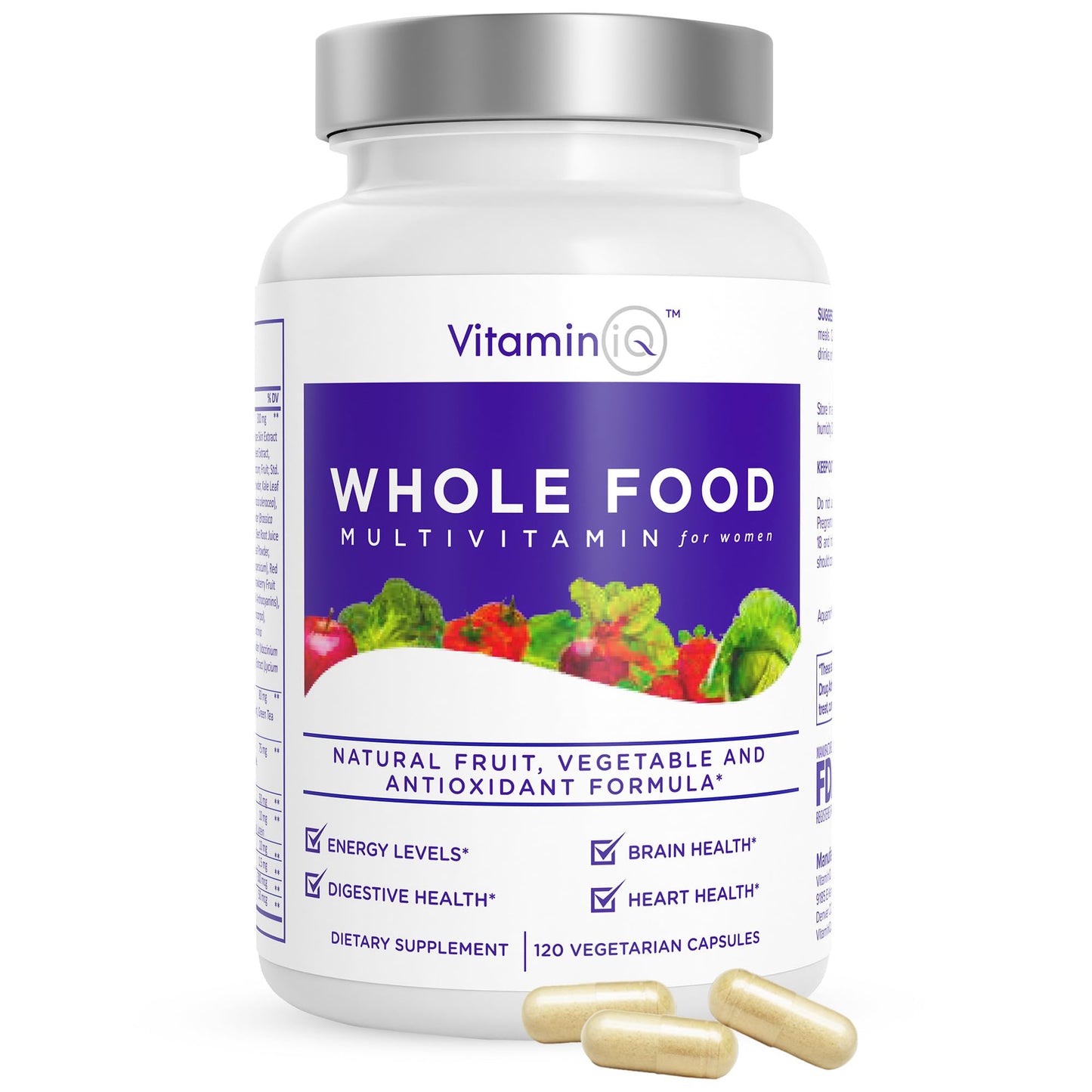 VitaminIQ Multivitamin for Women, 120 Capsules