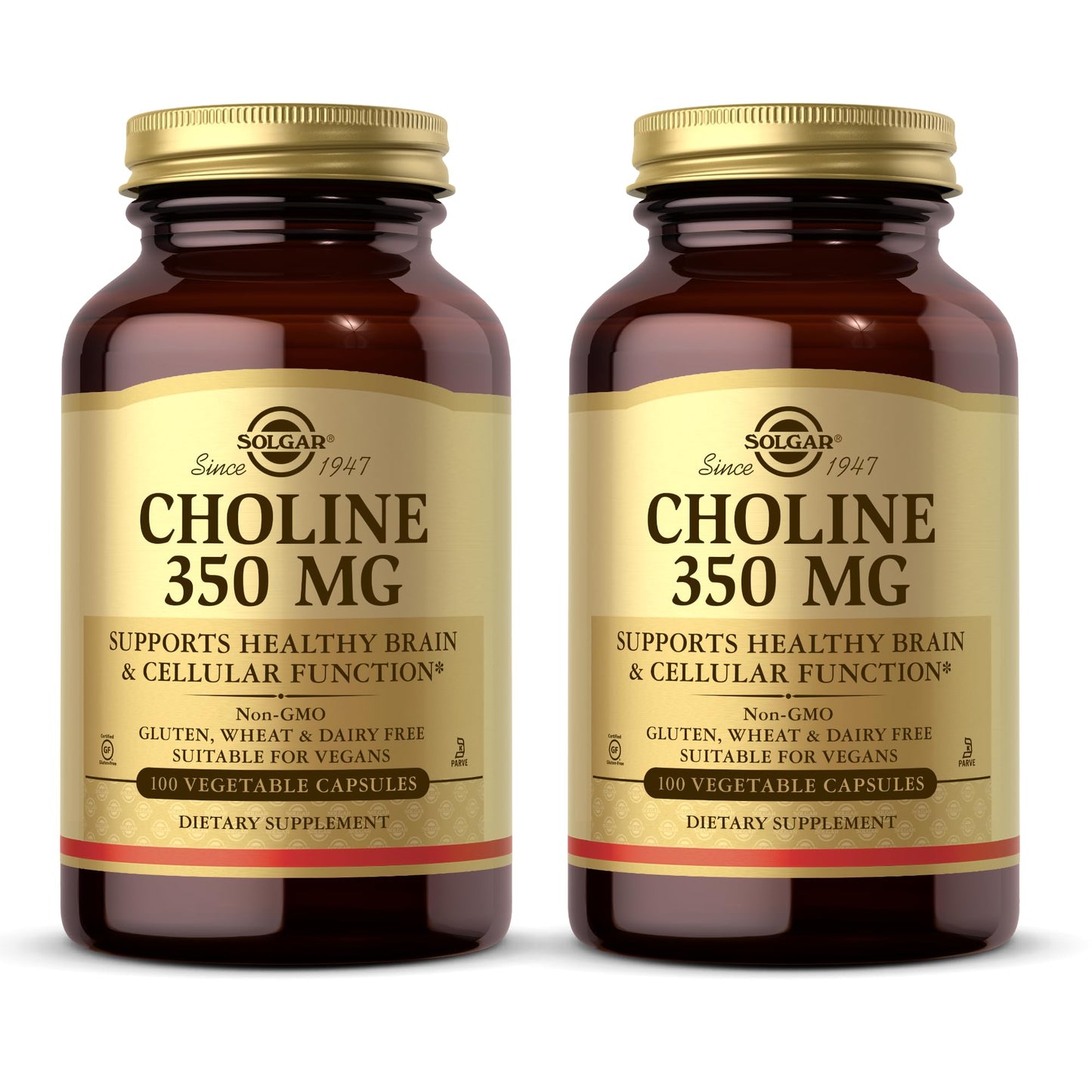 Solgar Choline 350 mg Capsule, 200 Capsules