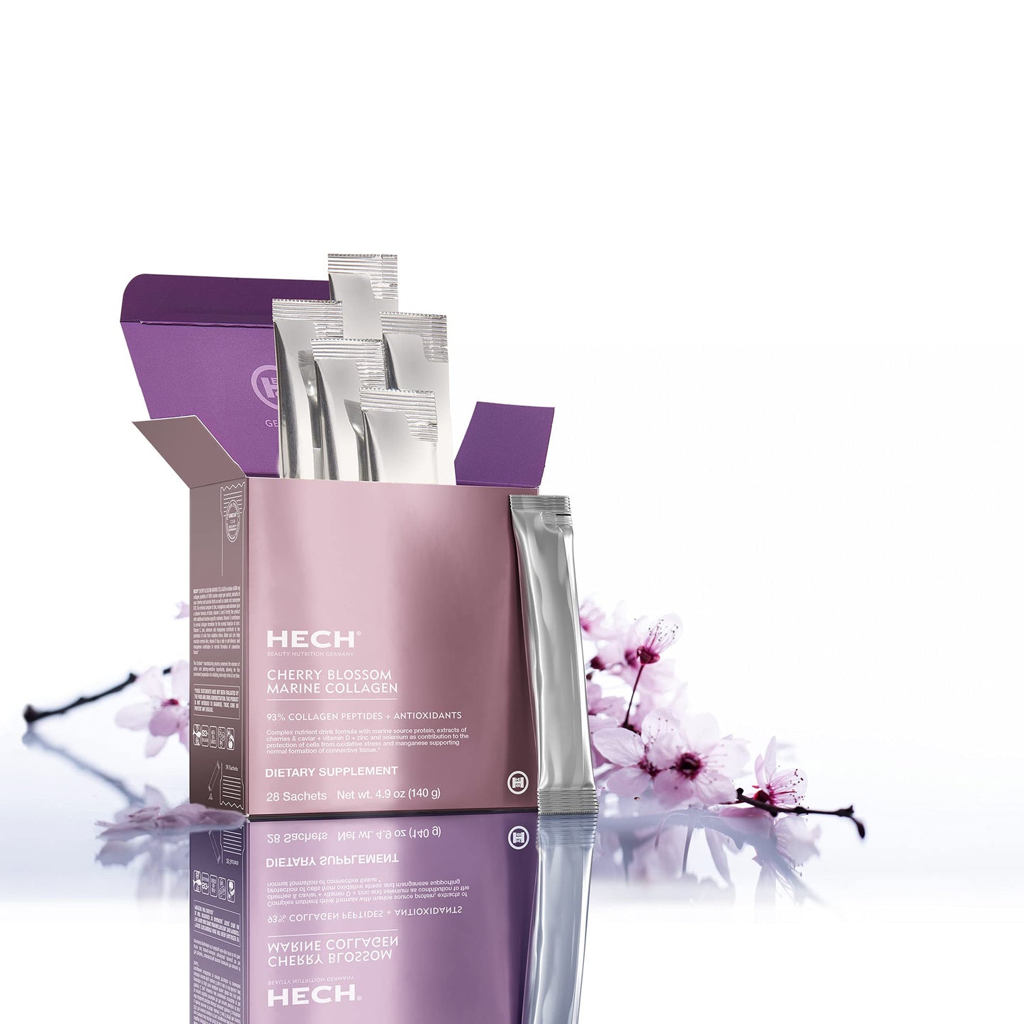 HECH Cherry Blossom Marine Collagen Sachets 0.9877