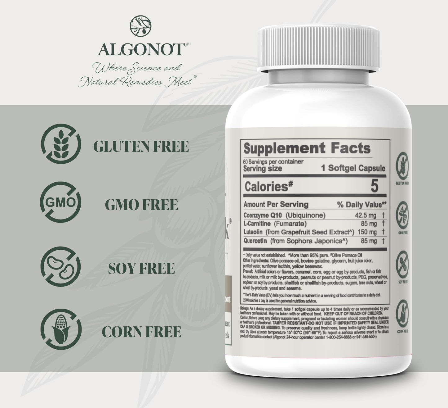 Algonot FibroProtek Softgels 60 Count