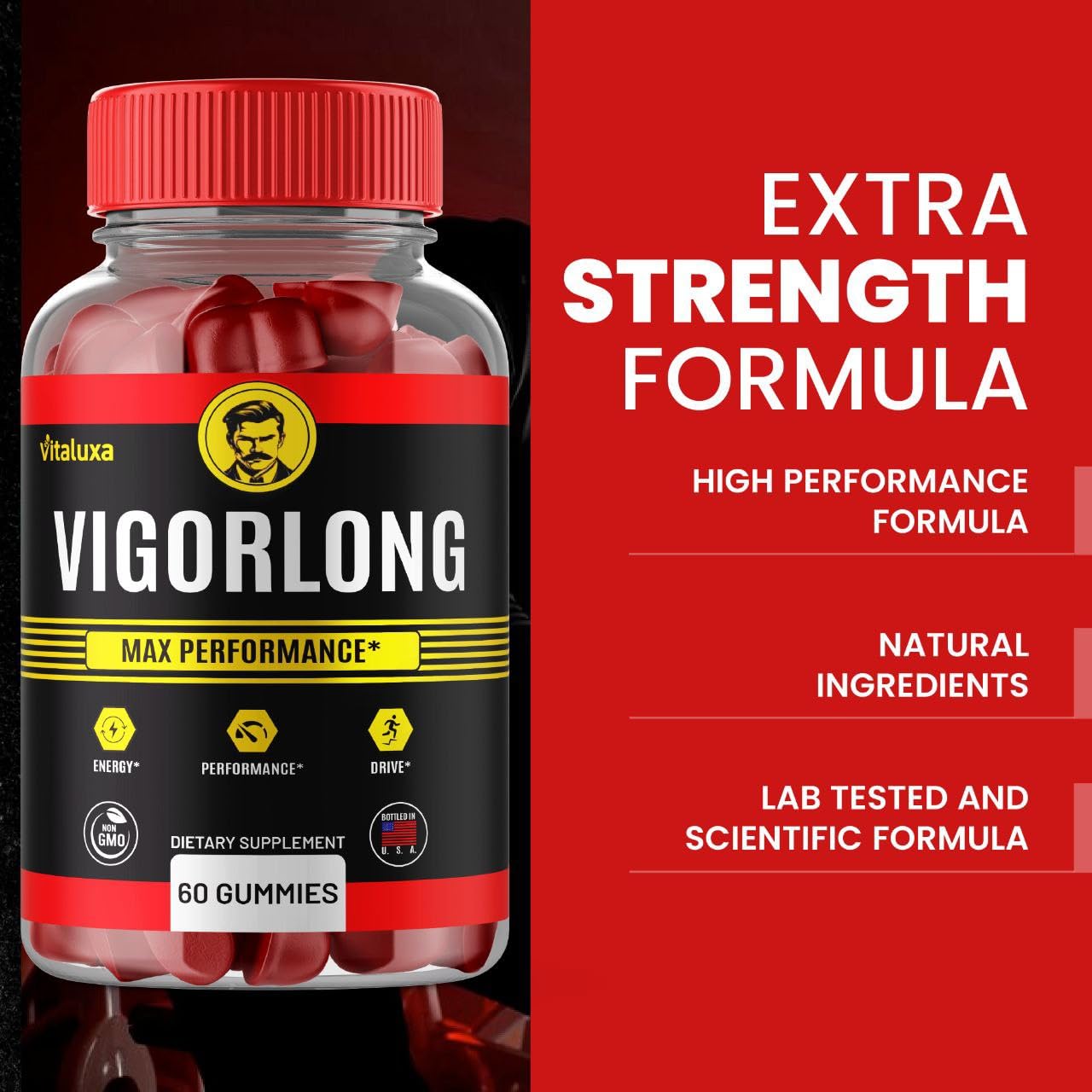 Vitaluxa Vigorlong Gummies 120 Gummies