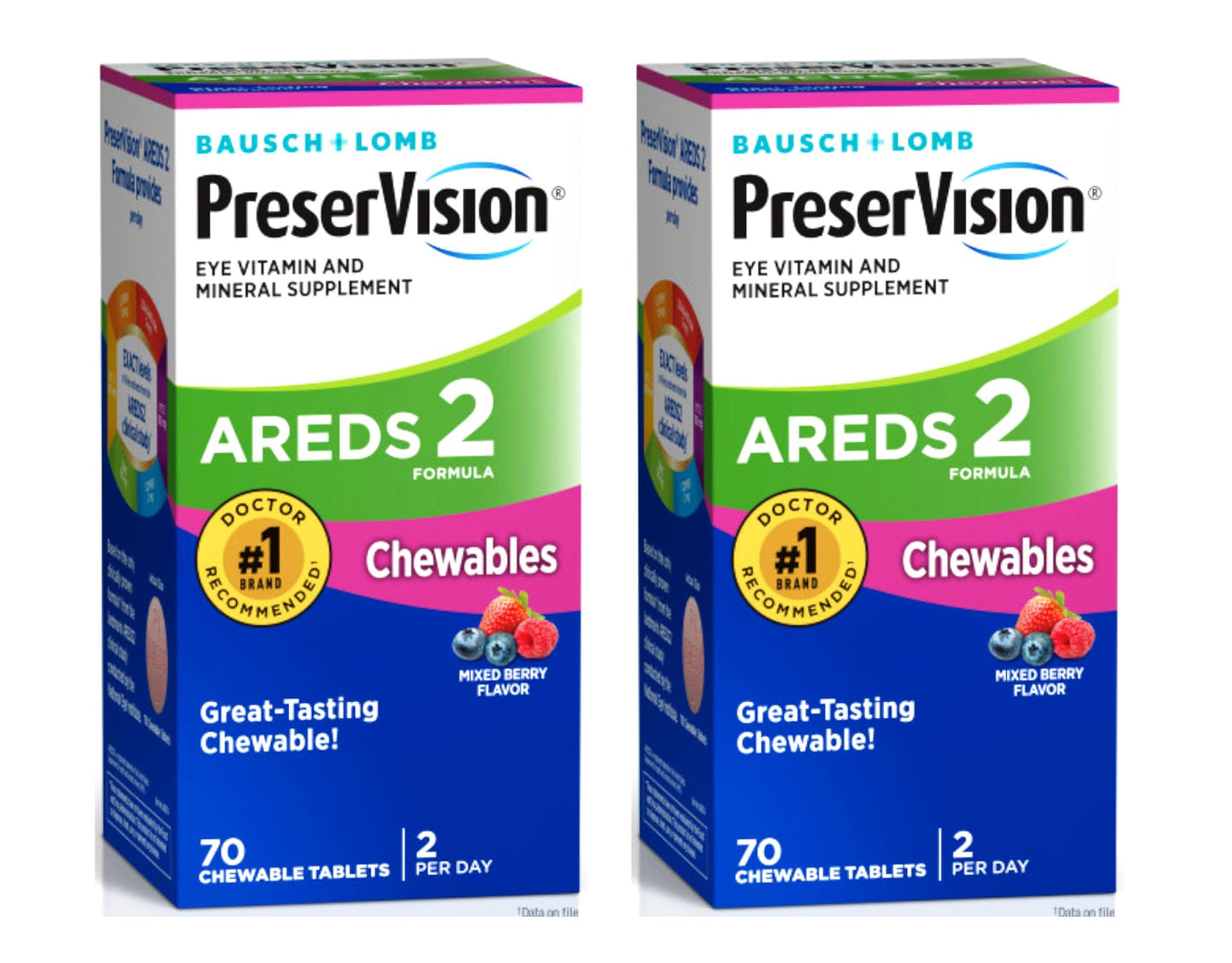 PreserVision AREDS 2 Eye Vitamin & Mineral Supplement Chewables 140