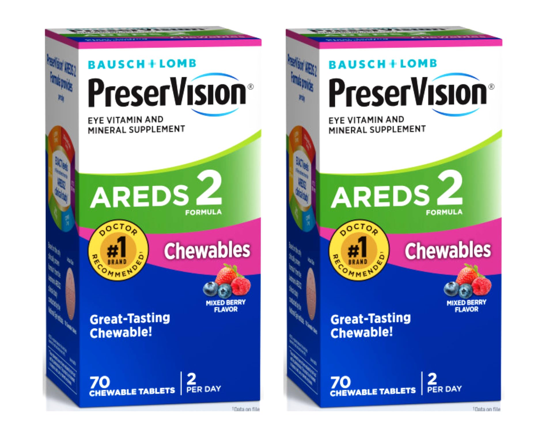 PreserVision AREDS 2 Eye Vitamin & Mineral Supplement Chewables 140