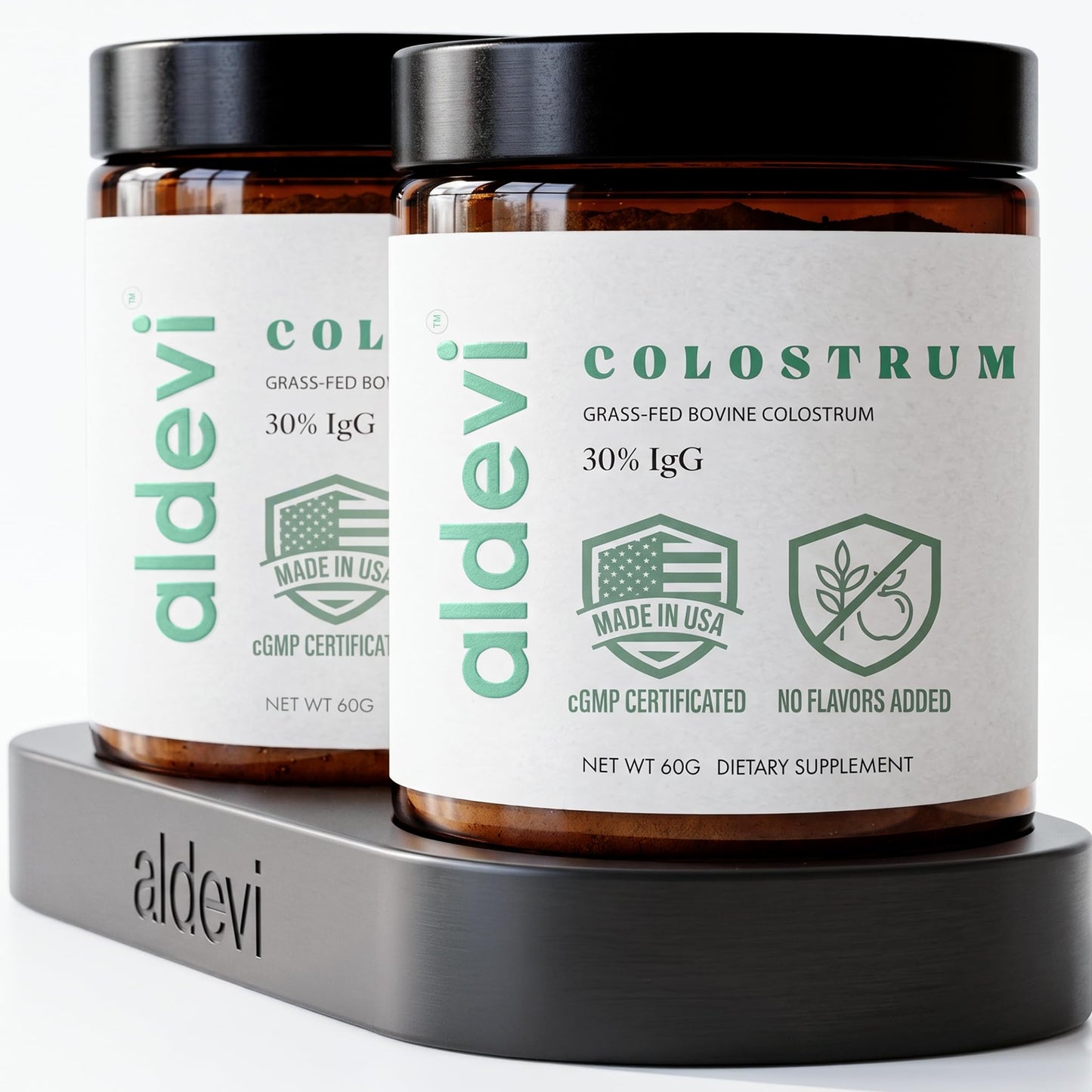 aldevi Bovine Colostrum Powder, 2 Pack