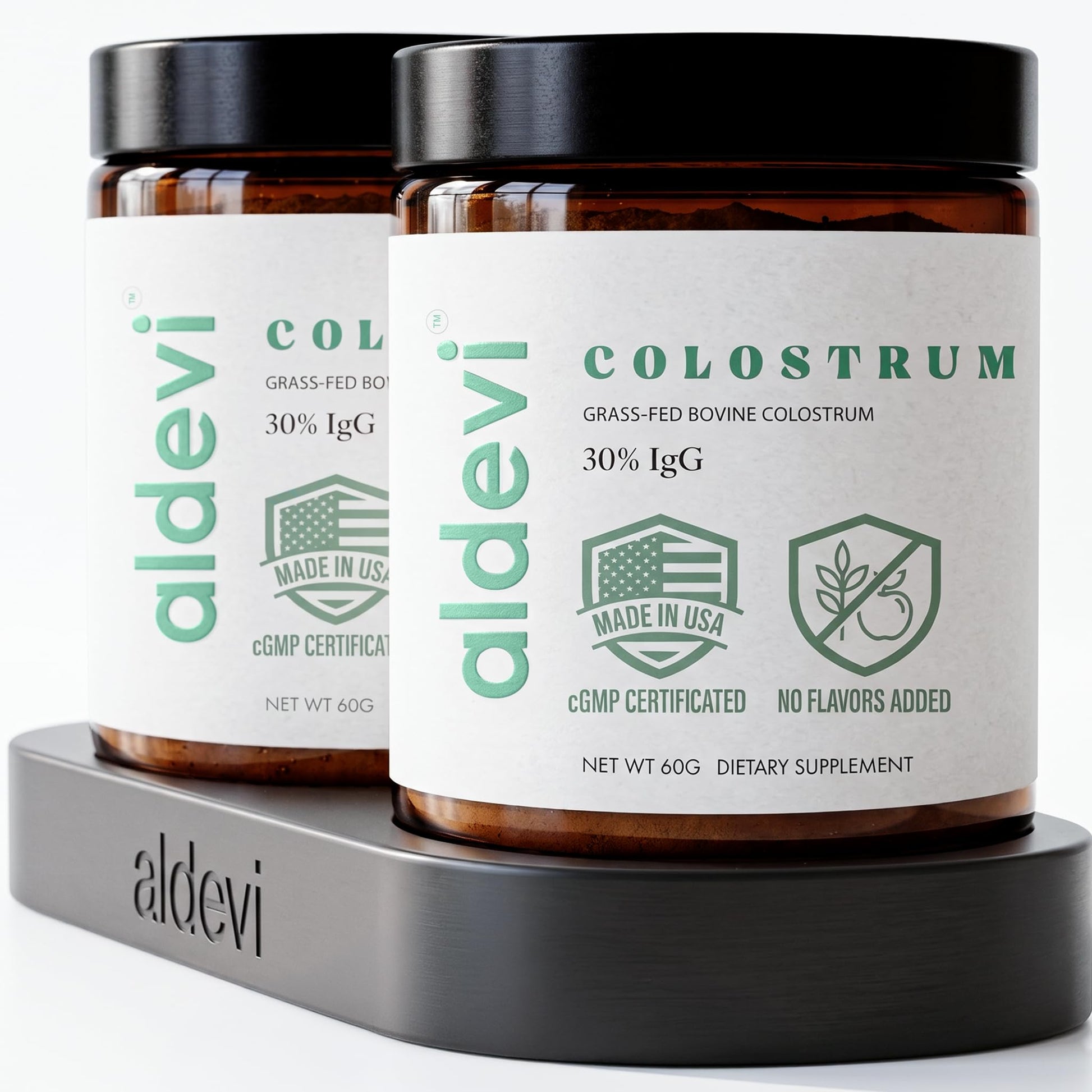 aldevi Bovine Colostrum Powder, 2 Pack