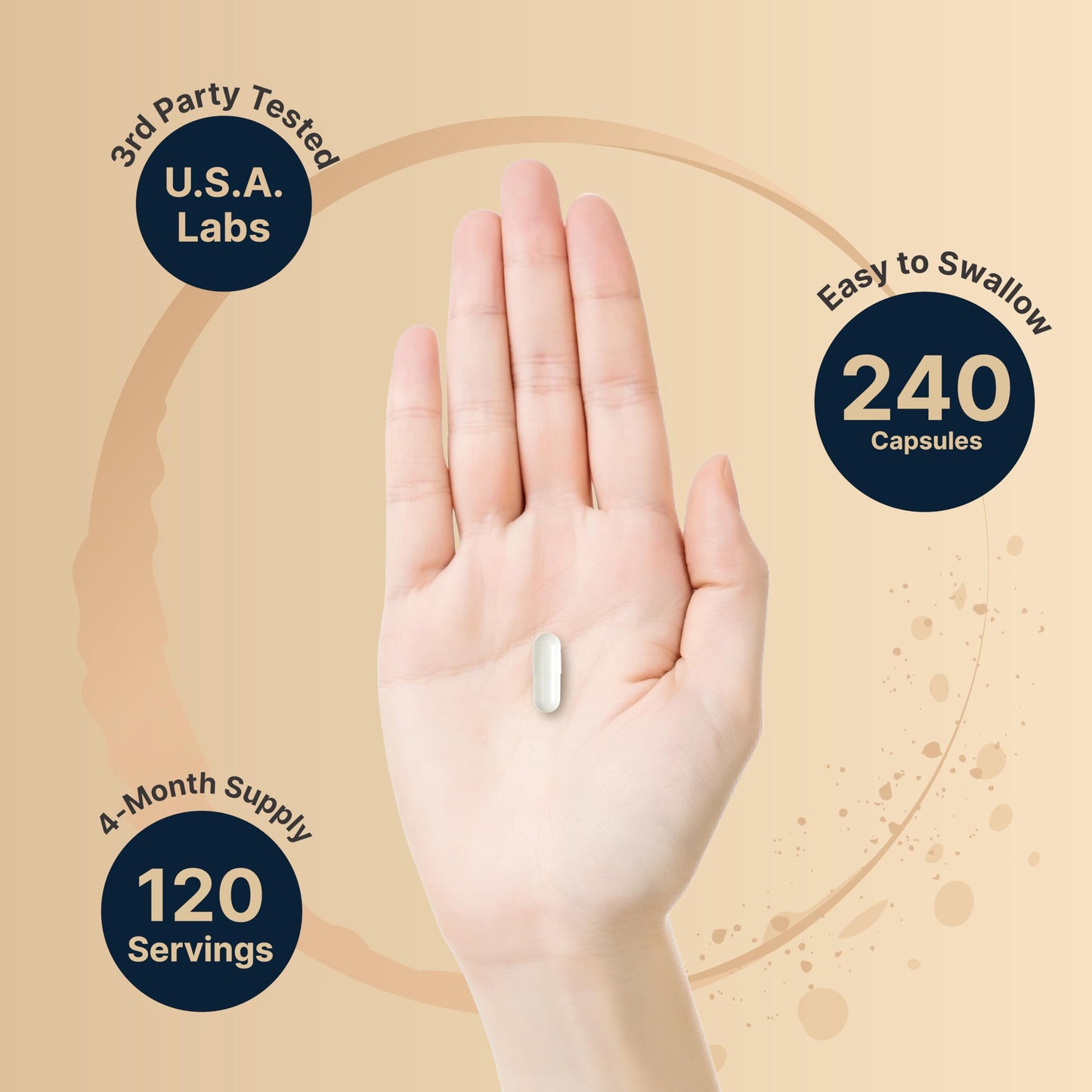 NatureBell Pregnenolone 100mg Capsules, 240 Count