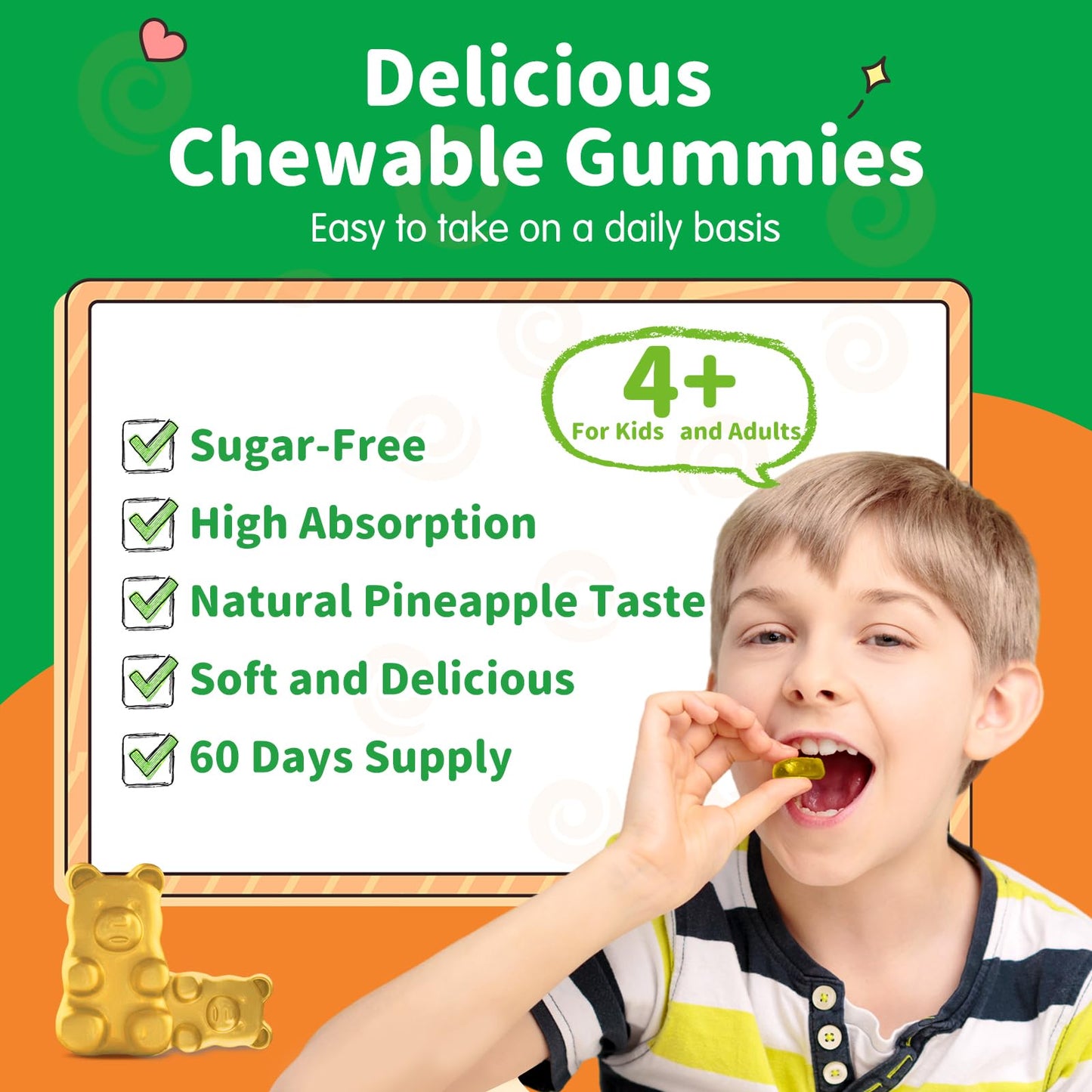 ReviNutra Magnesium Glycinate Gummies, 60 Count