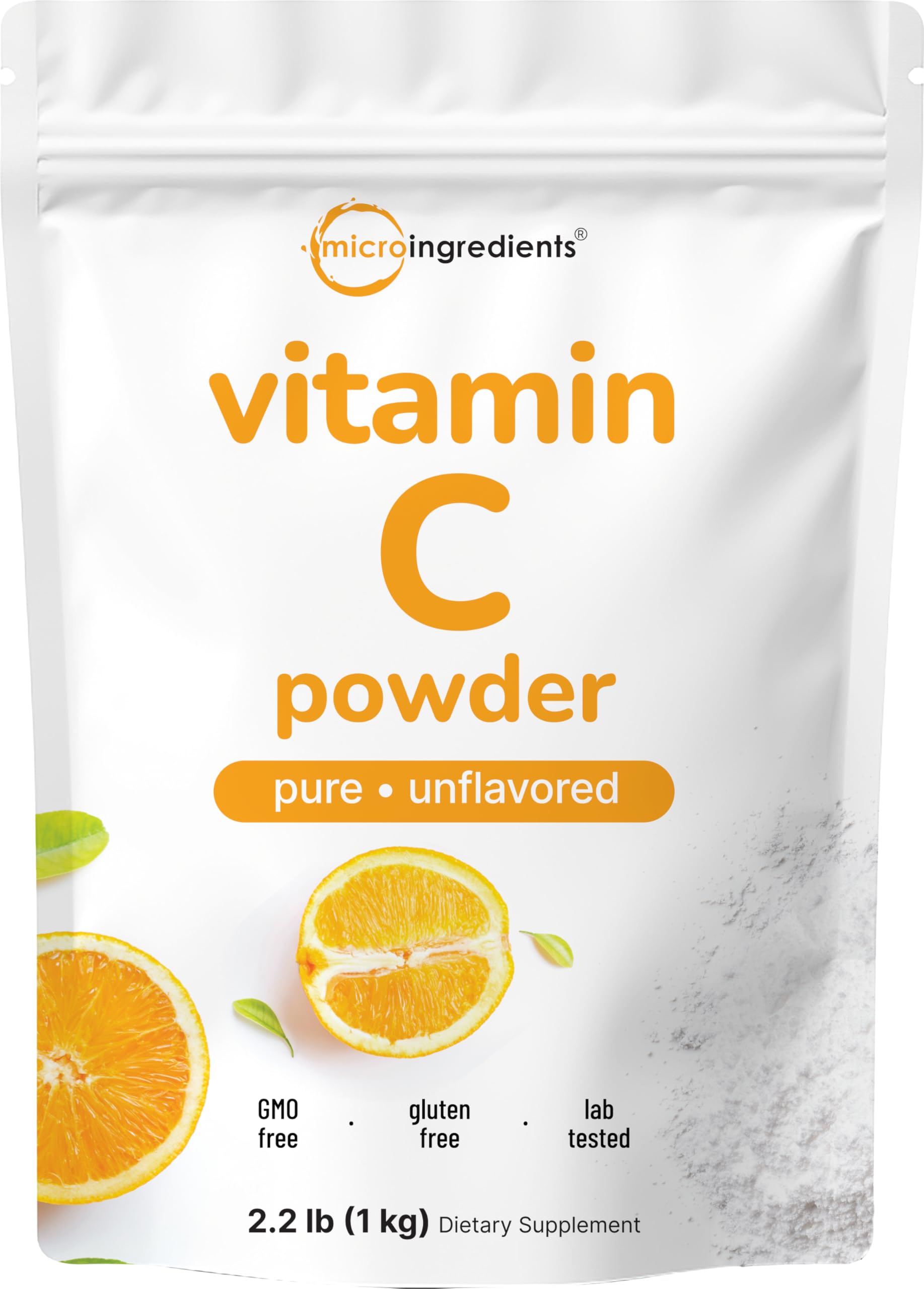 Micro Ingredients Pure Vitamin C Powder 35.2 Ounces