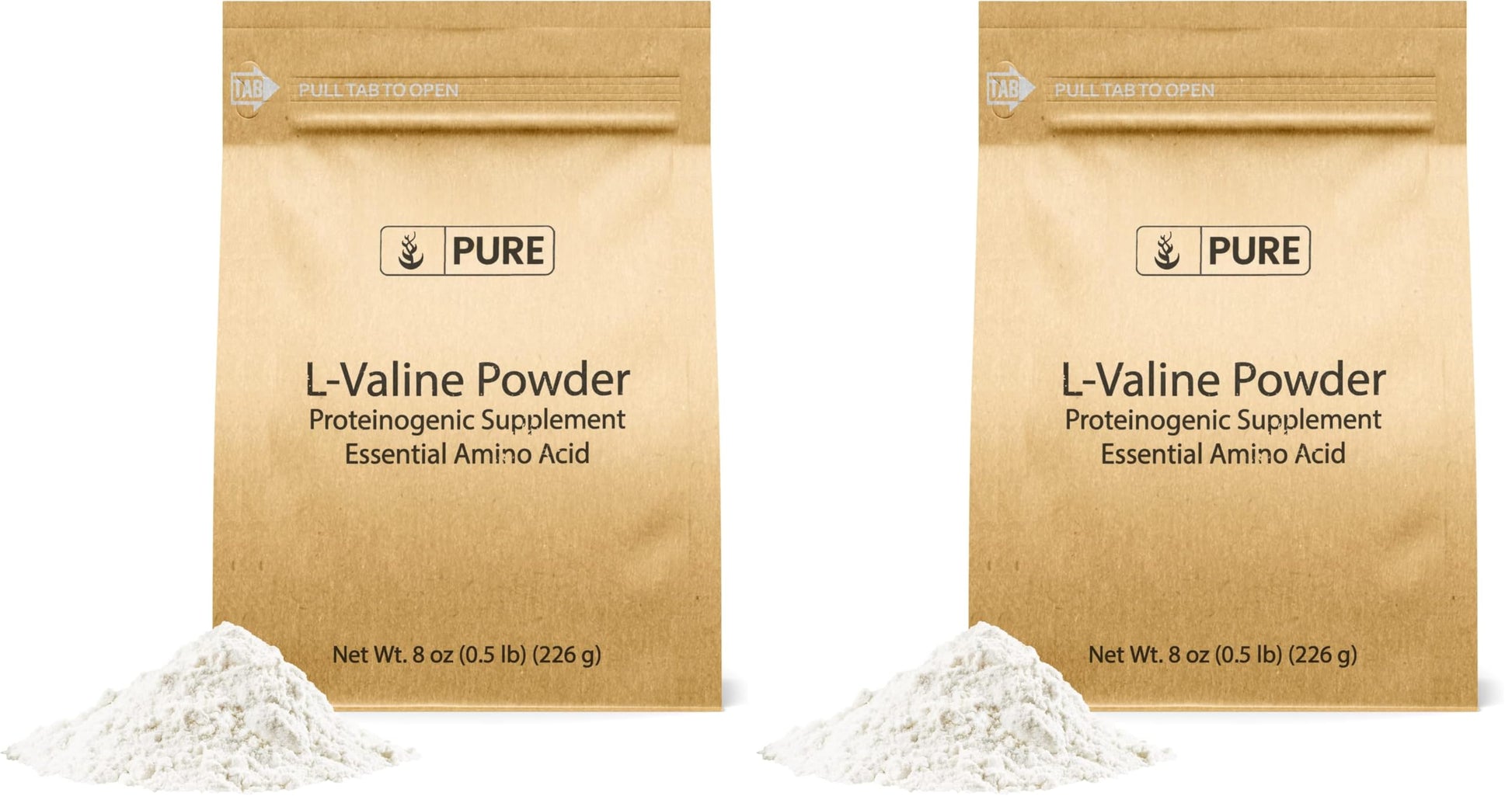 PURE ORIGINAL INGREDIENTS L-Valine Essential Amino Acid Supplement Powder, 16 oz
