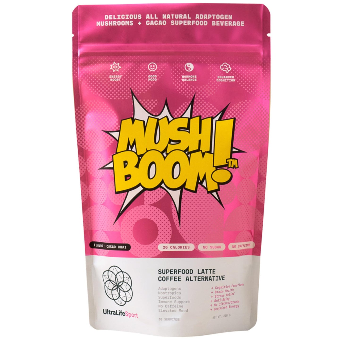 Ultra Life Sport MushBoom Organic Mushroom Coffee Alternative Drink Powder 8.9949