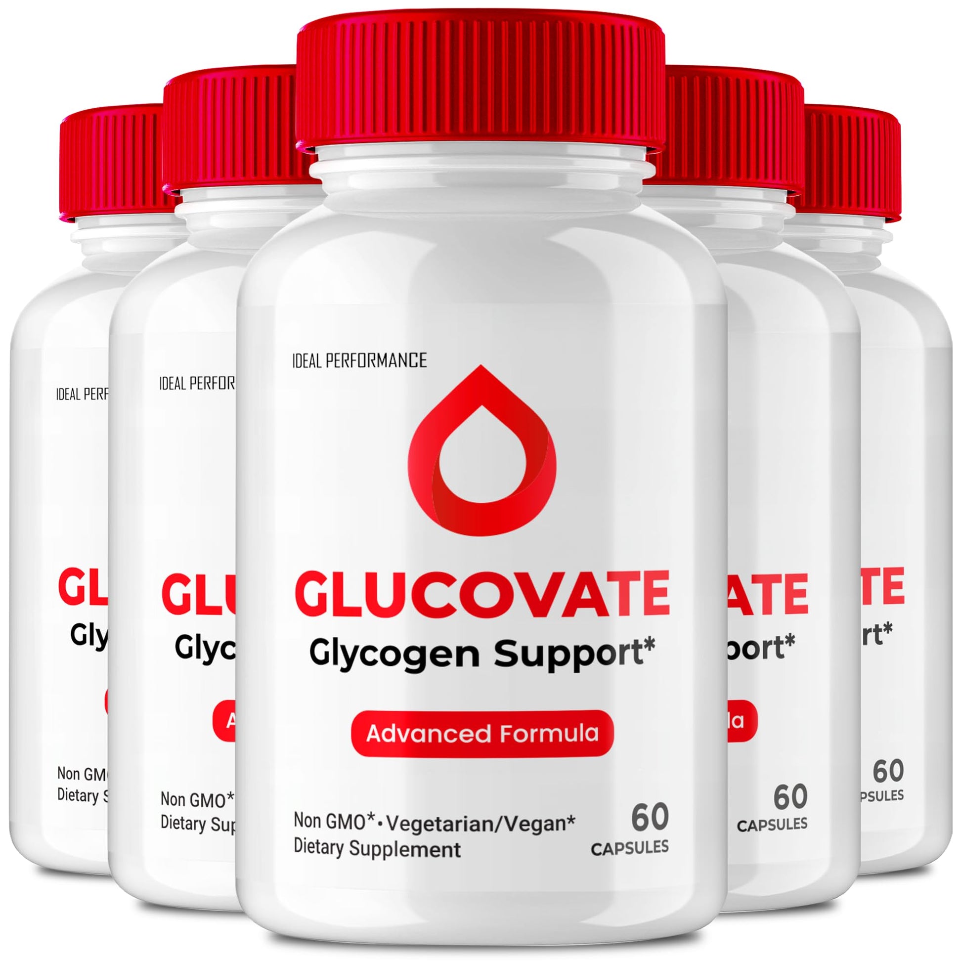 IDEAL PERFORMANCE Glucovate Blood Support Capsules, 300 Count