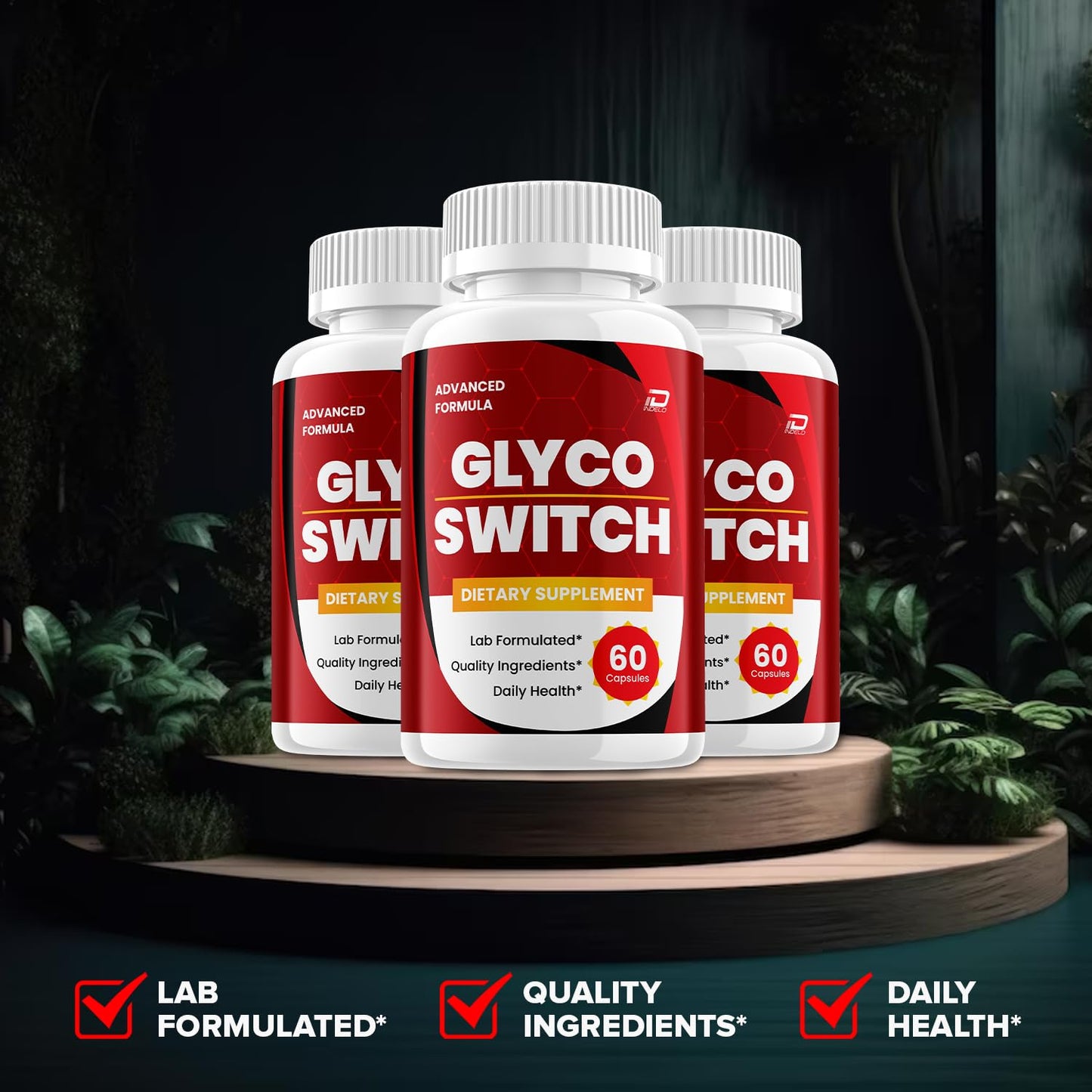 Indelo Glyco Switch 120 Capsules