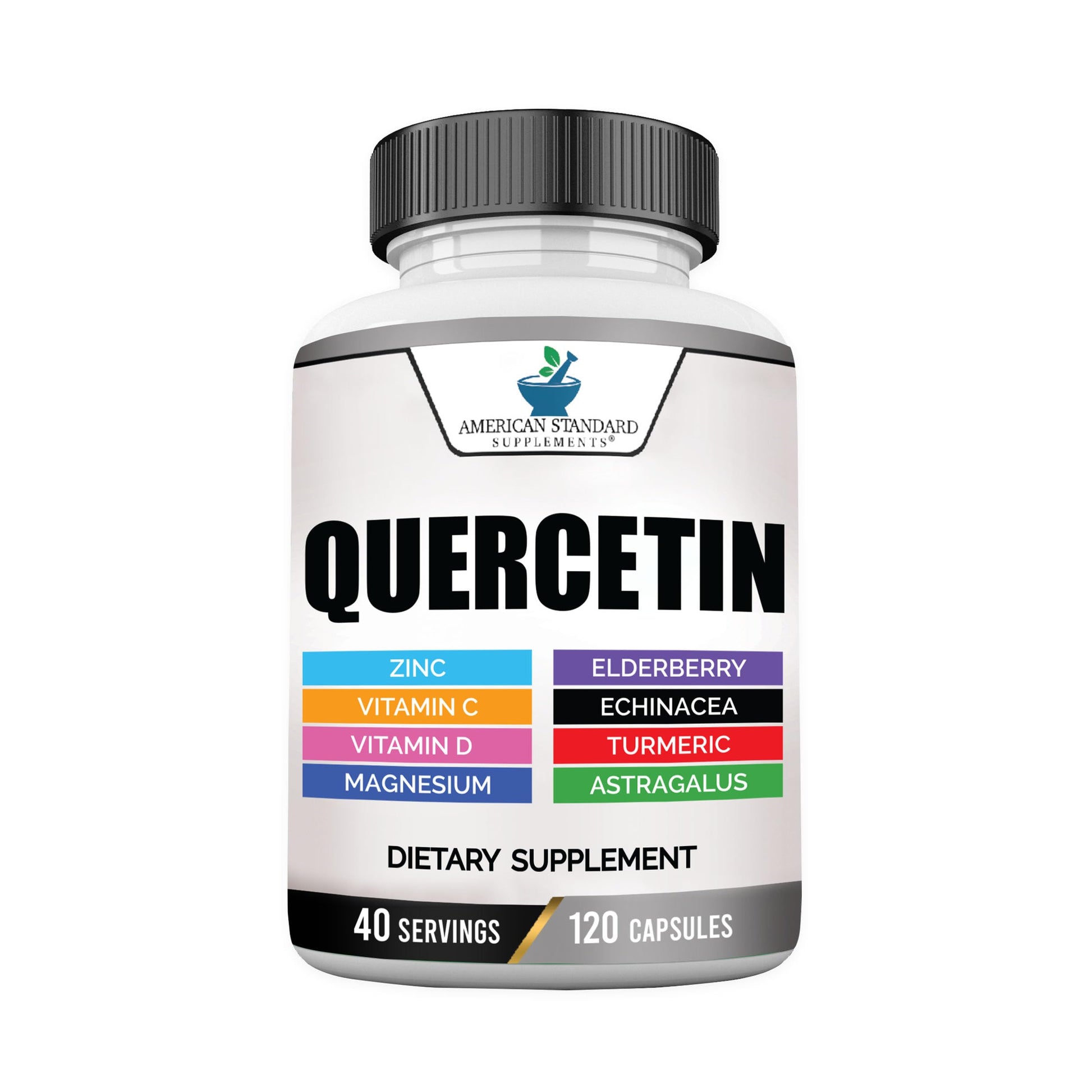 American Standard Supplements Quercetin 1000mg Capsule 120 Count
