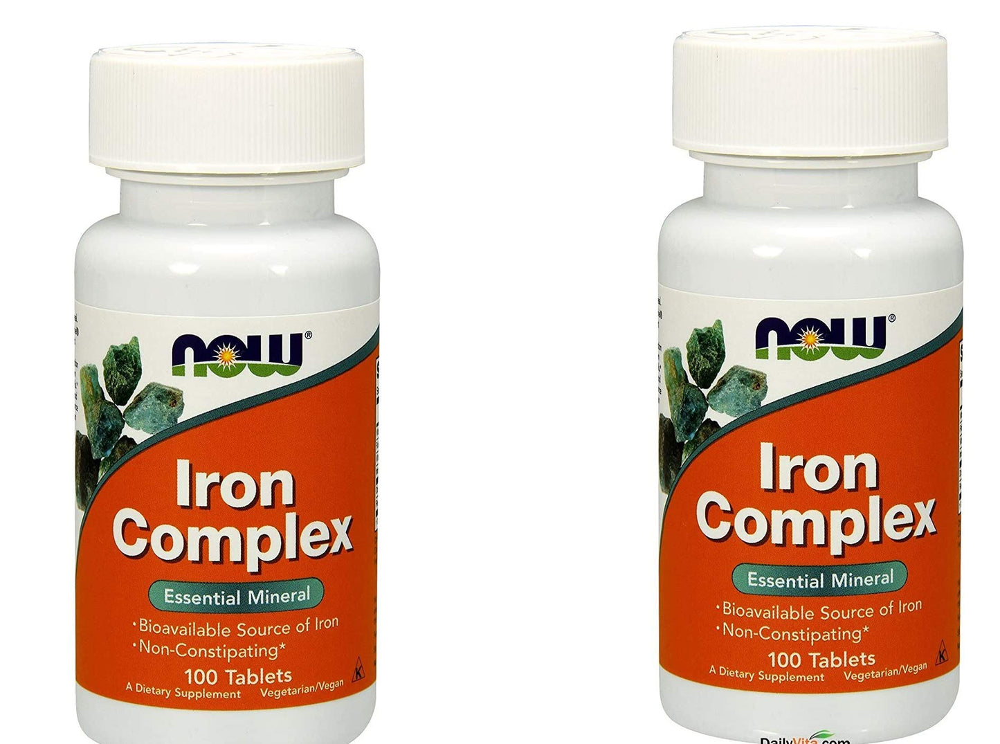 NOW Foods Iron Complex Tablets, 200 Count