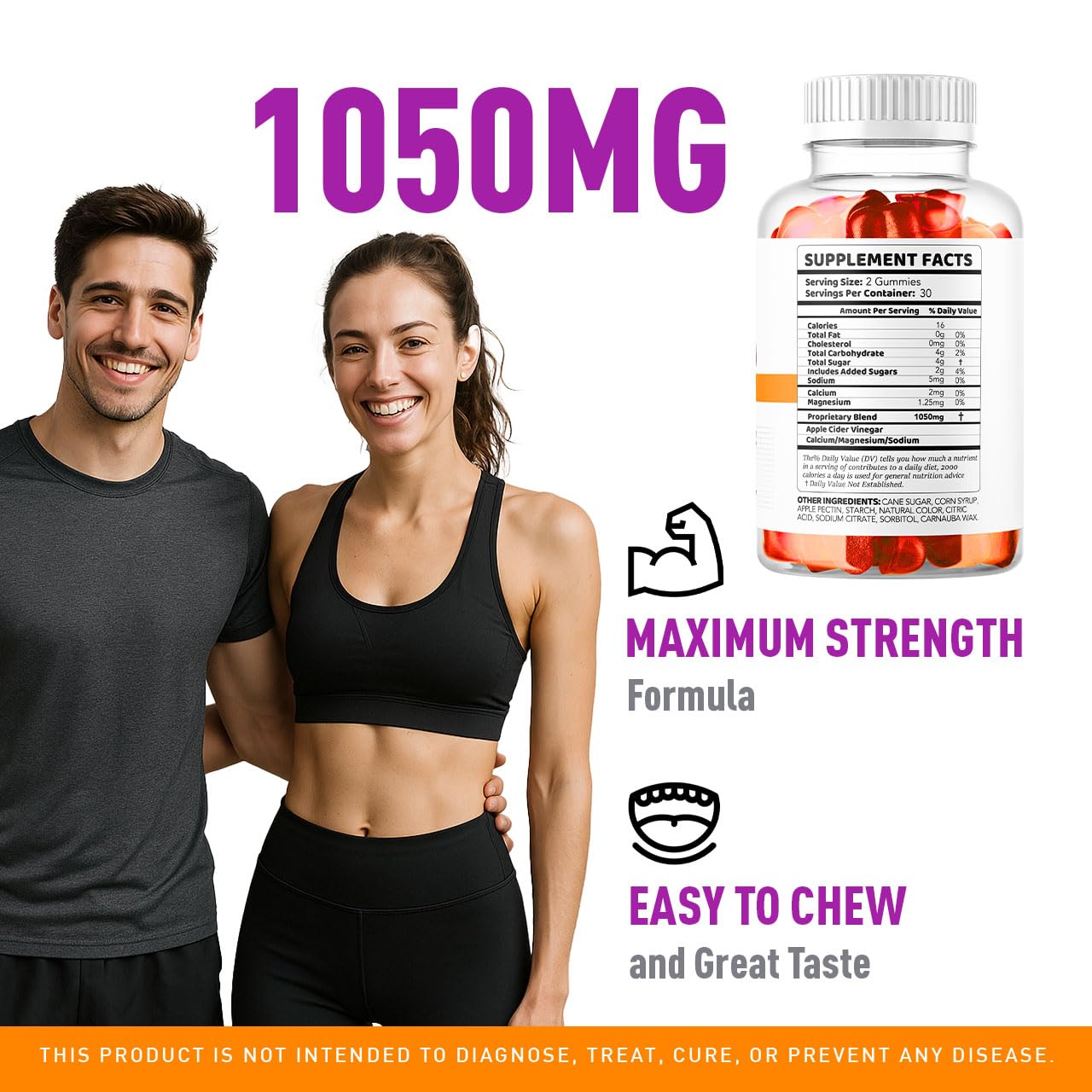 LIVORKA Rapid Ripped Keto ACV Gummies Weight Loss Support 60 Gummies