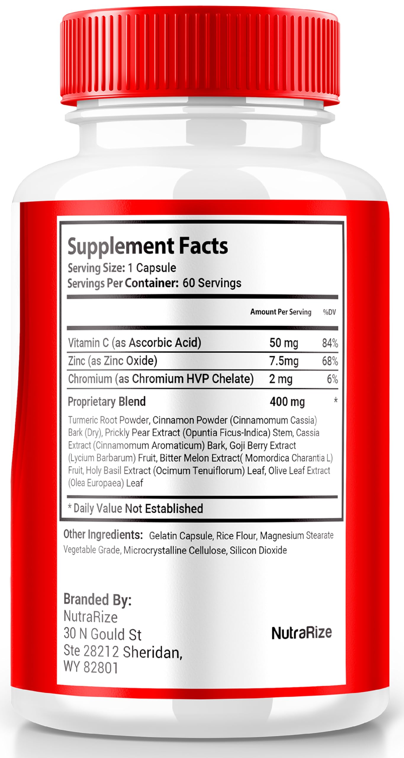 NutraRize Prestigenes Blood Flow Suppport 60 Capsules