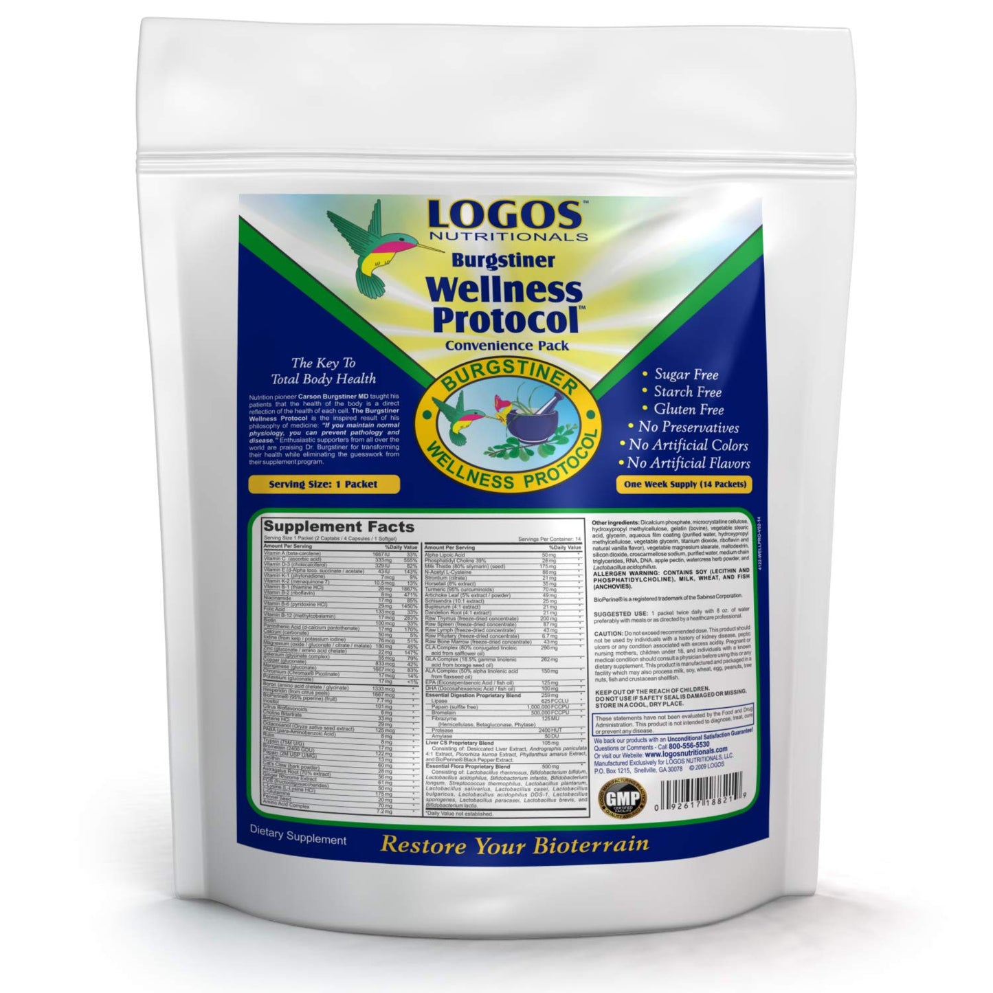 logos nutritionals Multivitamin Packs Capsule 4 Count