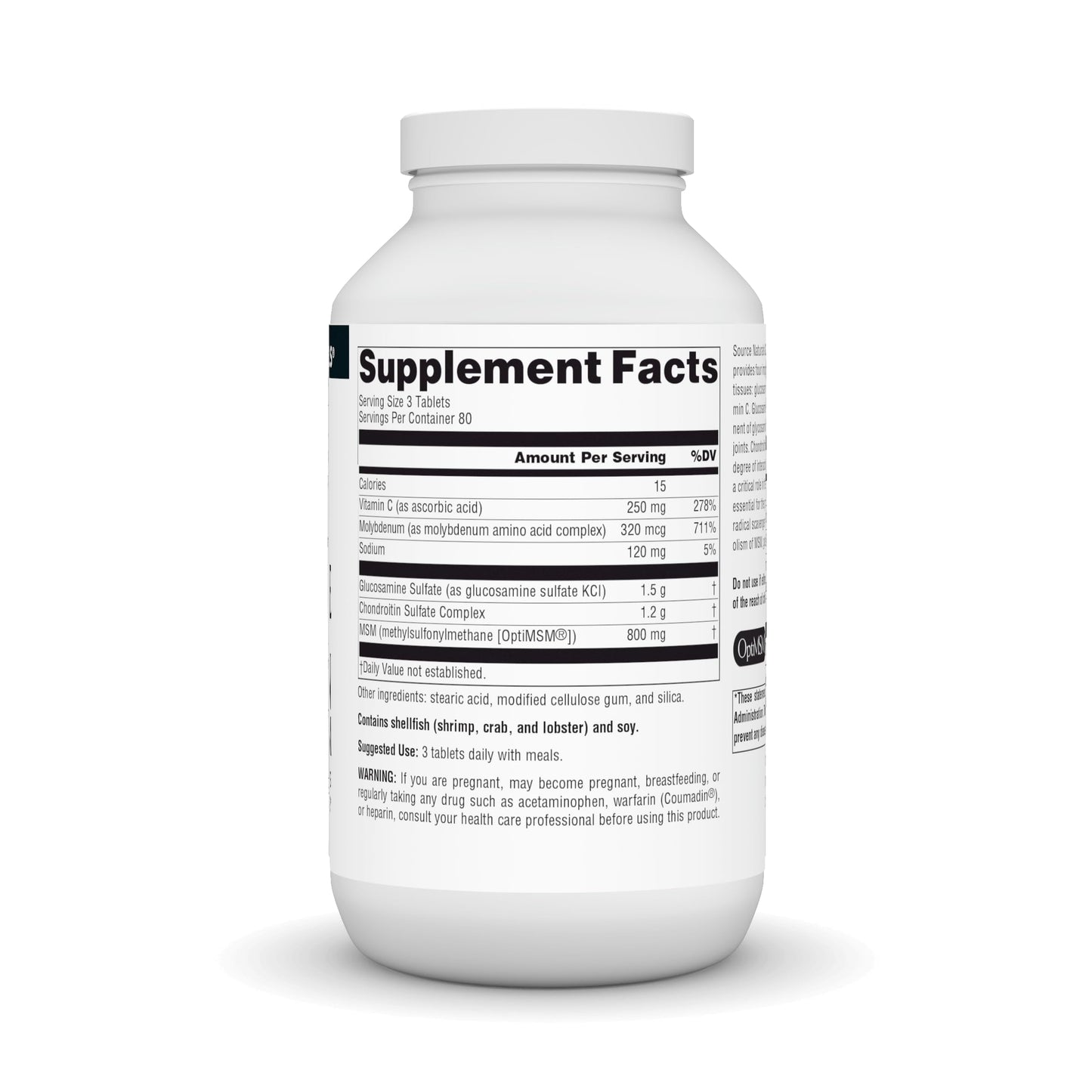 Source Naturals Glucosamine Chondroitin Complex with MSM, 240 Tablets