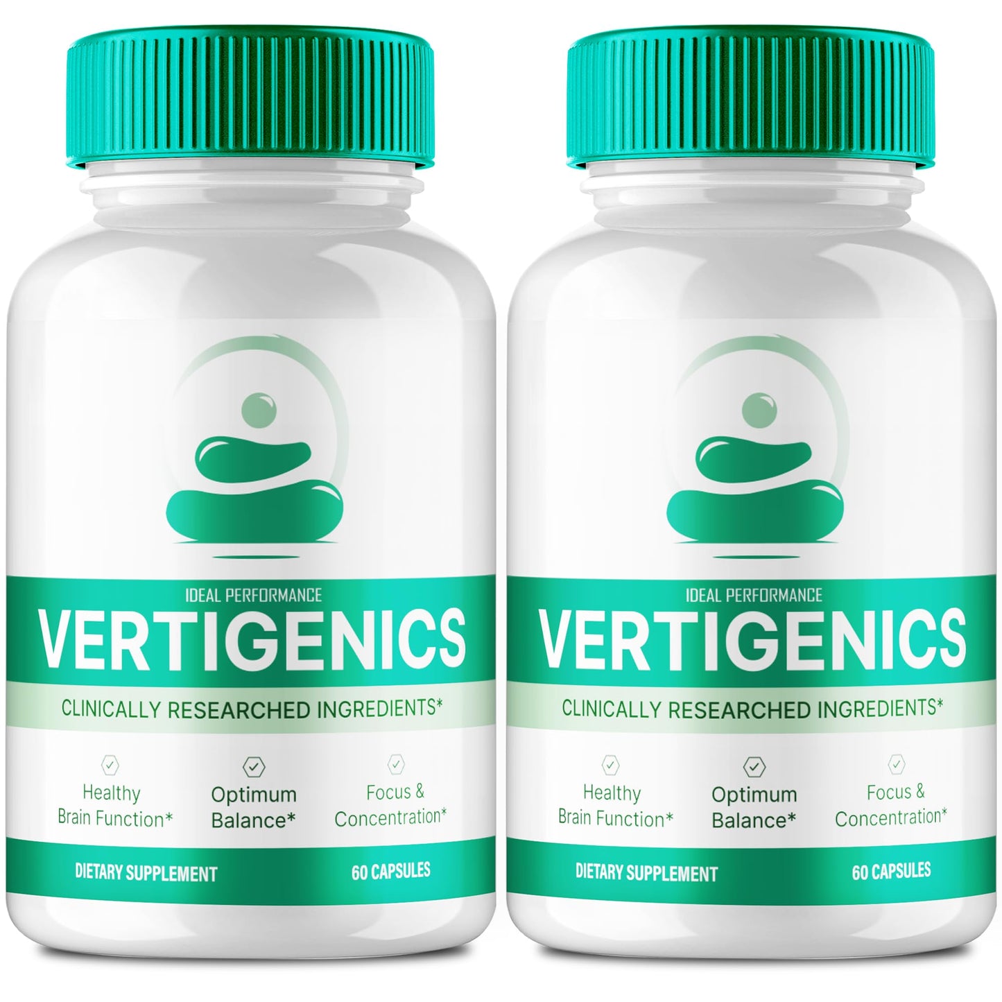 IDEAL PERFORMANCE Vertigenics Brain Health Support, 120 Capsules