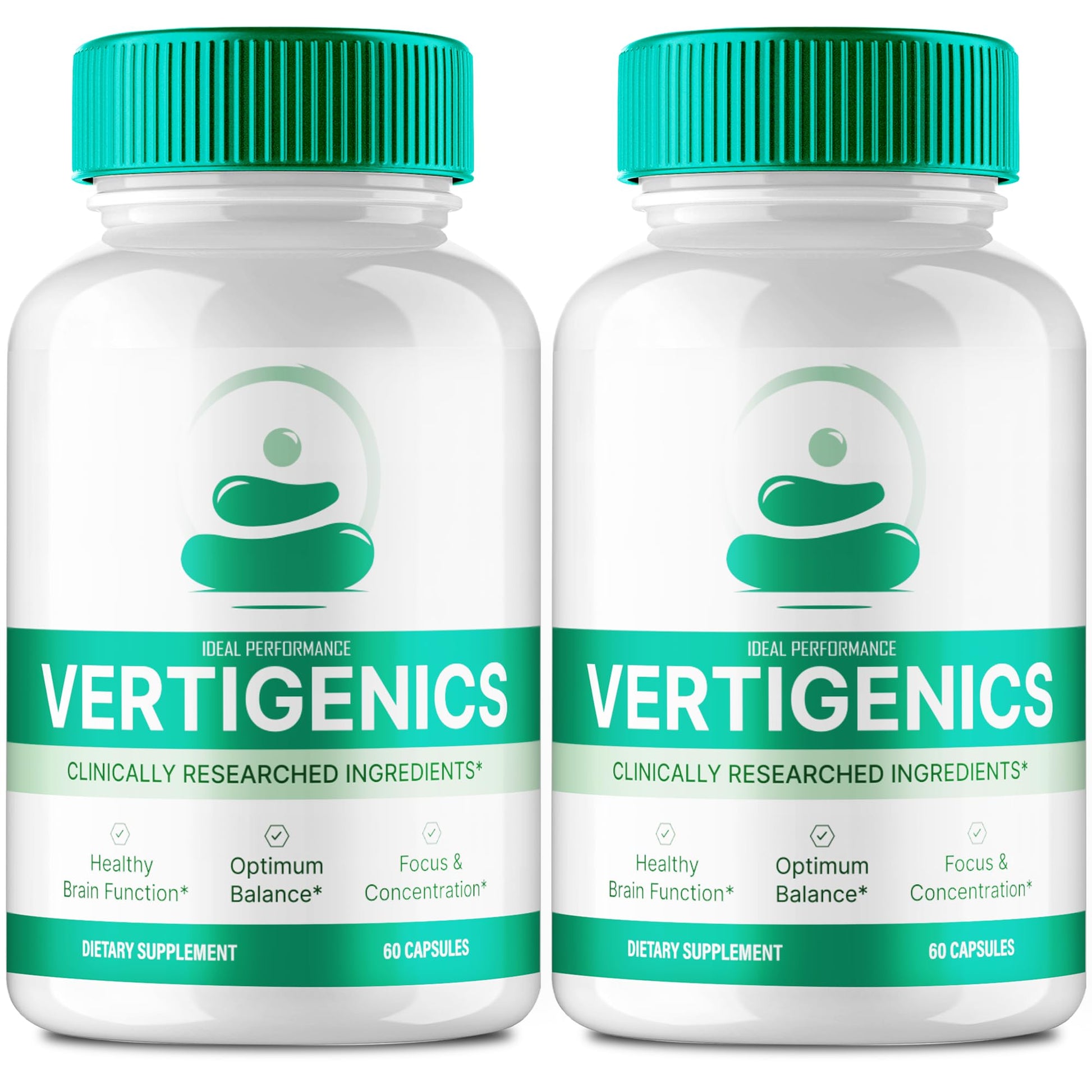 IDEAL PERFORMANCE Vertigenics Brain Health Support, 120 Capsules