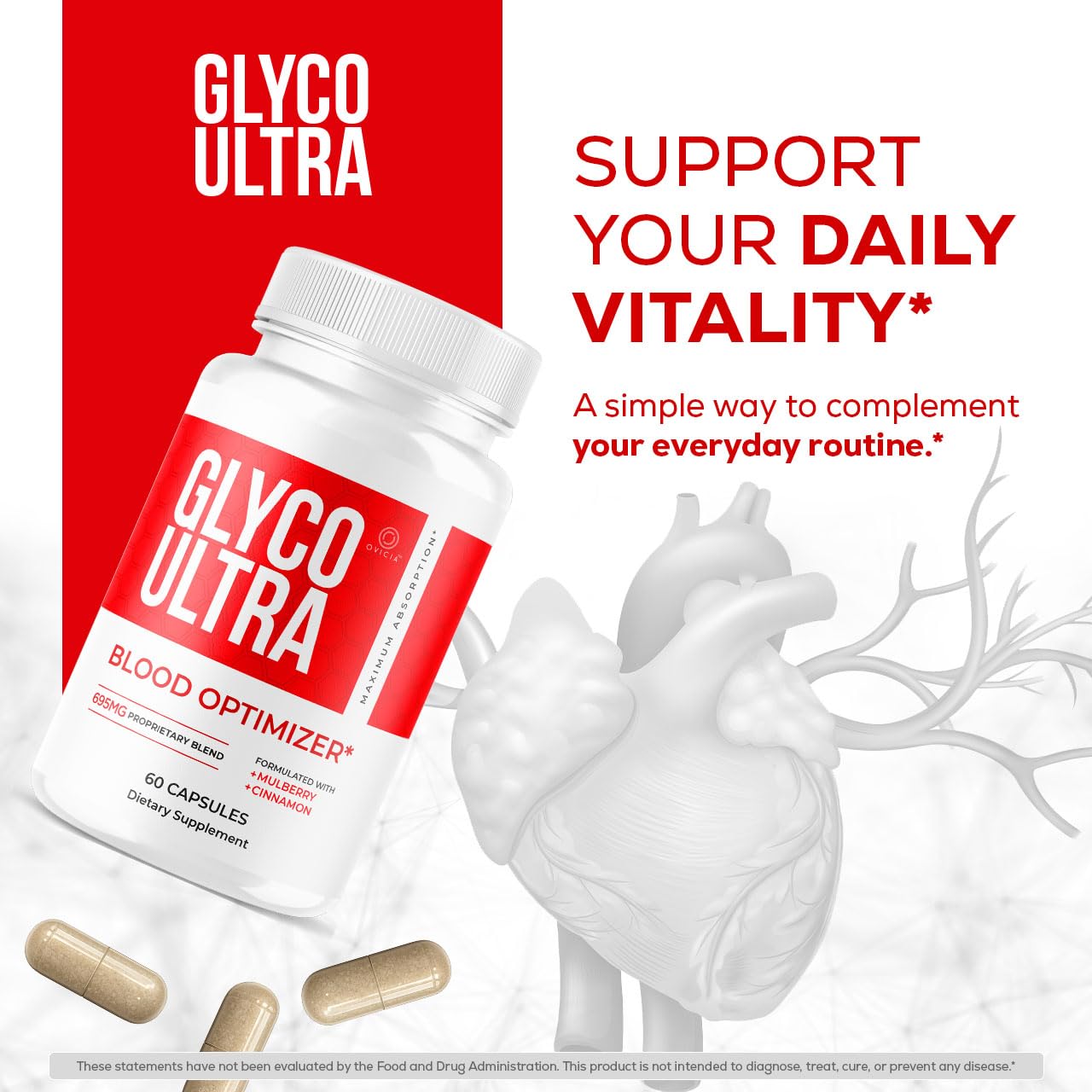 OVICIA Glyco Ultra Optimizer Capsules 180 Capsules
