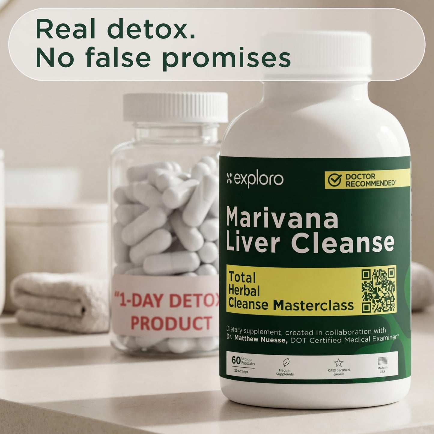 Exploro Liver Cleanser Capsules, 60 Count