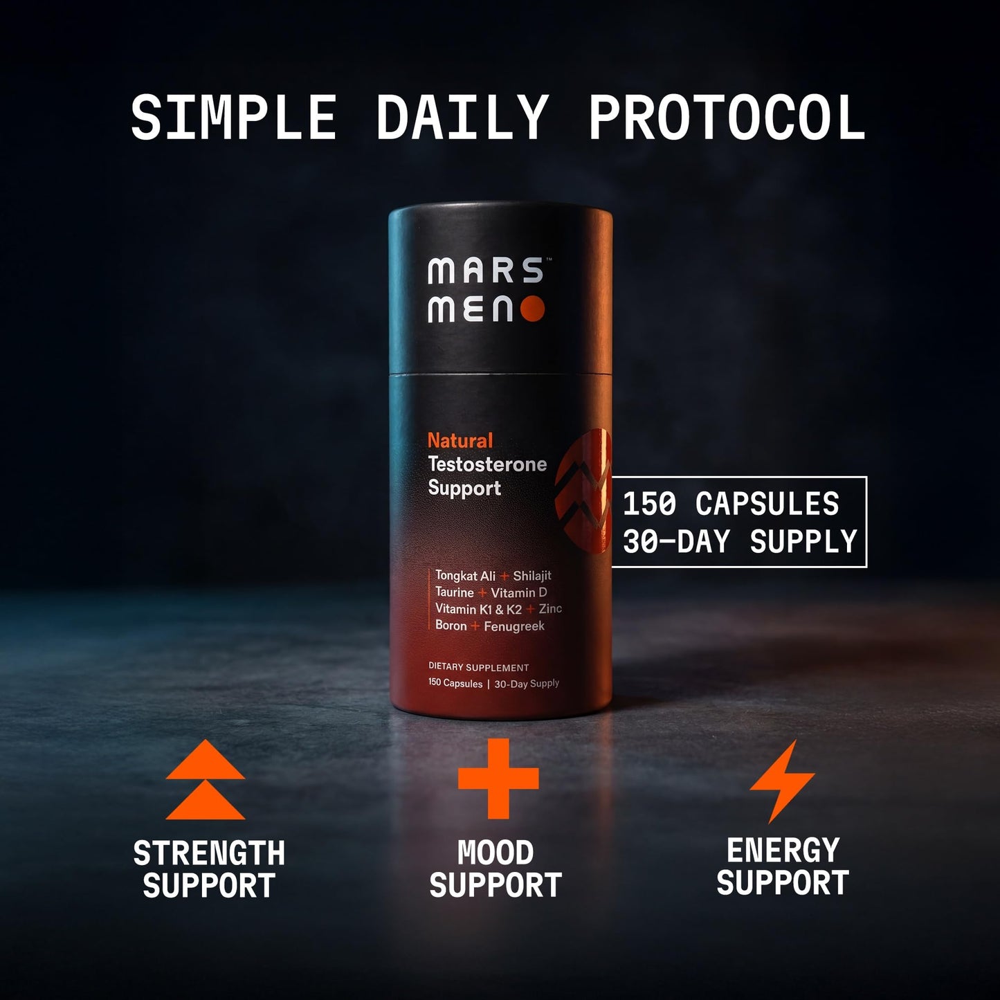 MARS MEN Testosterone Booster for Men 150 Capsules