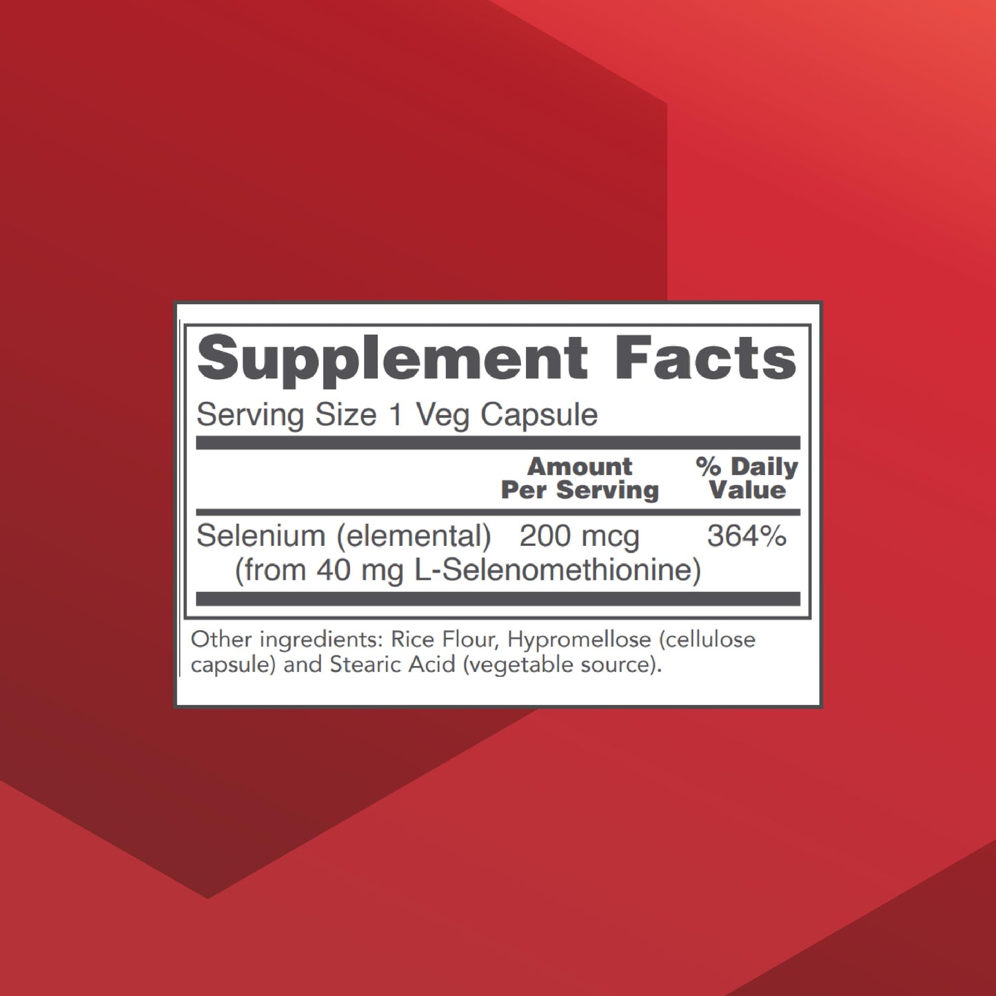 Protocol for Life Balance Selenium 200mcg Capsules 90