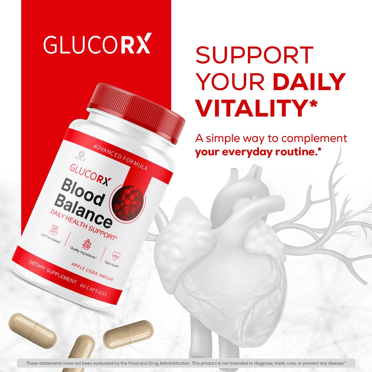 OVICIA Glucorx Capsules 60 Capsules