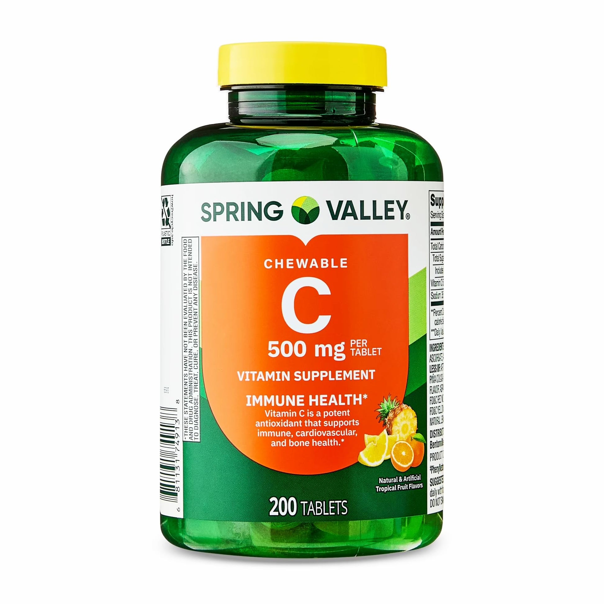 Generic Vitamin C 500 mg Tablet, 200 Count