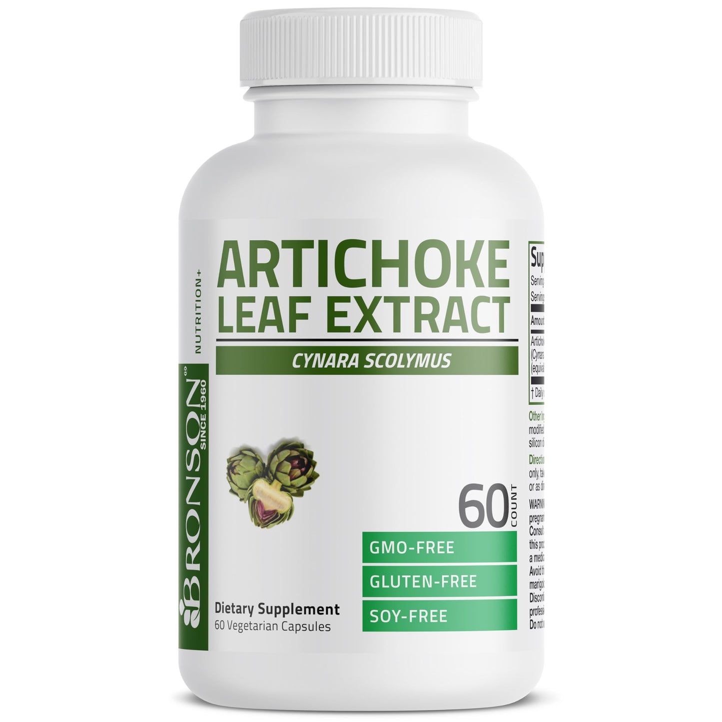 Bronson Artichoke Leaf Extra Strength 60 Capsules