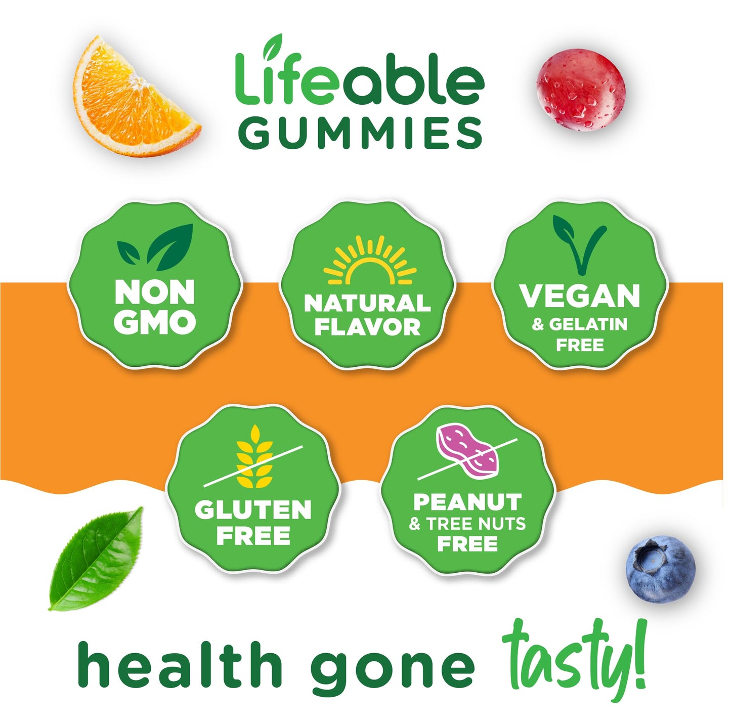 Lifeable Stress Aid Gummies for Teens 90 Count