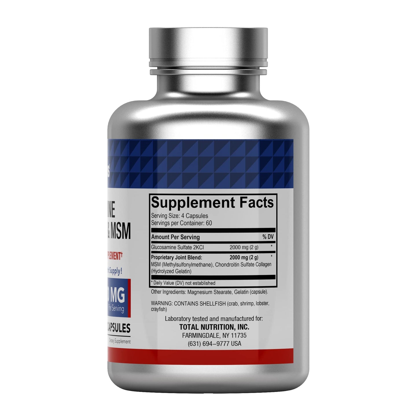 tnvitamins Boswellia Serrata 1200mg & Glucosamine, Chondroitin, MSM Complex 4000mg, 360 Capsules