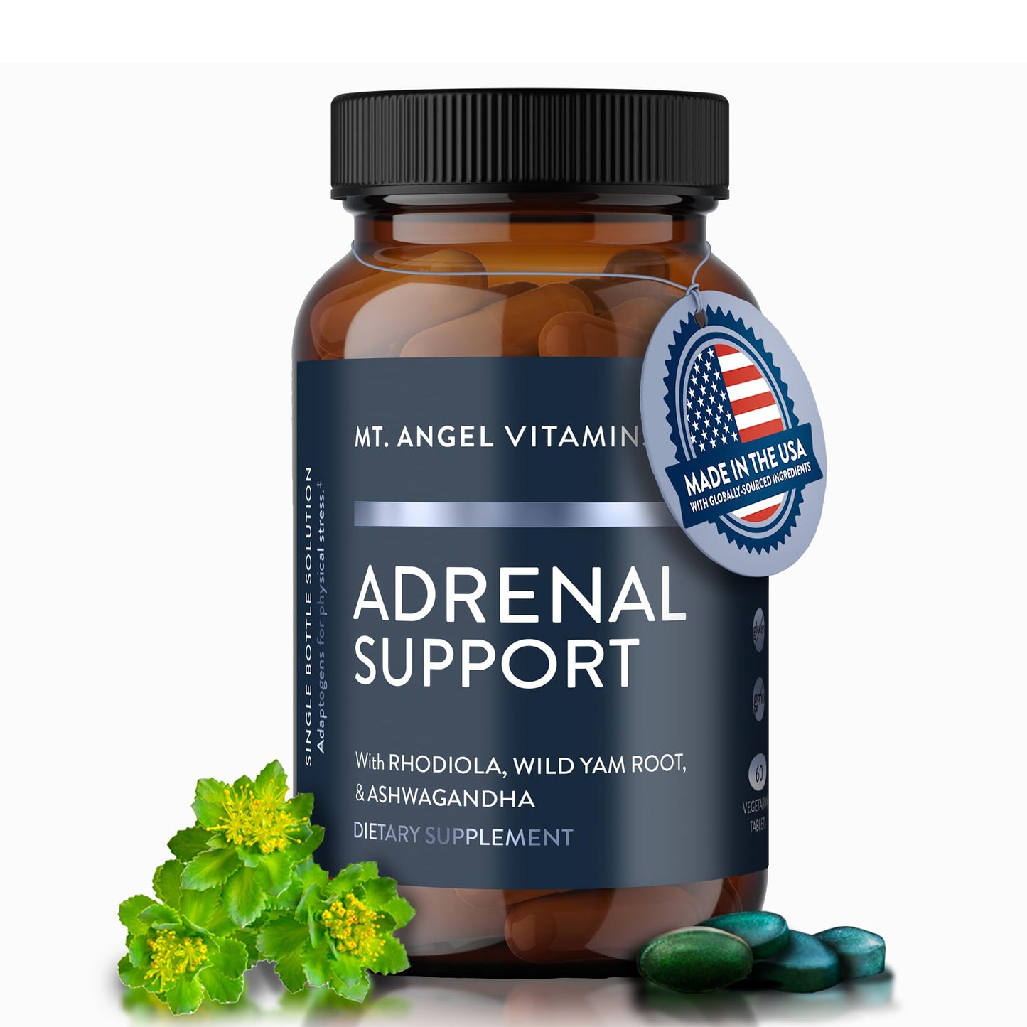 Mt. Angel Vitamins Adrenal Support Tablet 60 Tablets