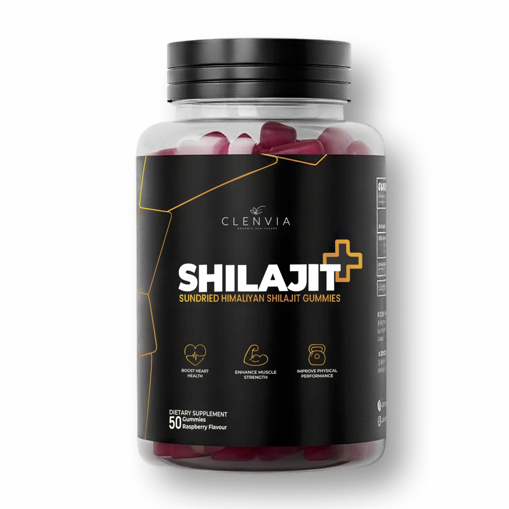 CLENVIA Sundried Himalayan Shilajit 1000mg (Capsule) 50 Count