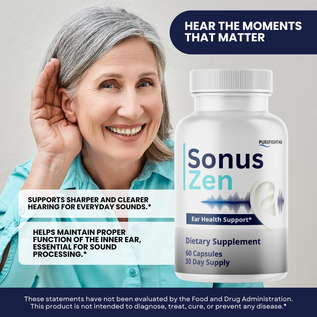 PureFight4U SonusZen Capsule, 60 Count