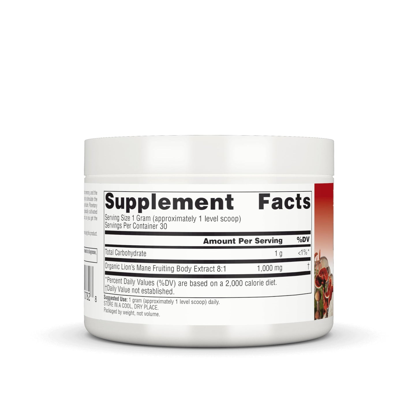 Planetary Herbals Lion Mane Powder 1 Ounce