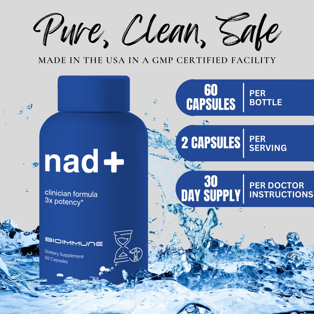 BioImmune NAD+ Supplement Capsule 60 Count