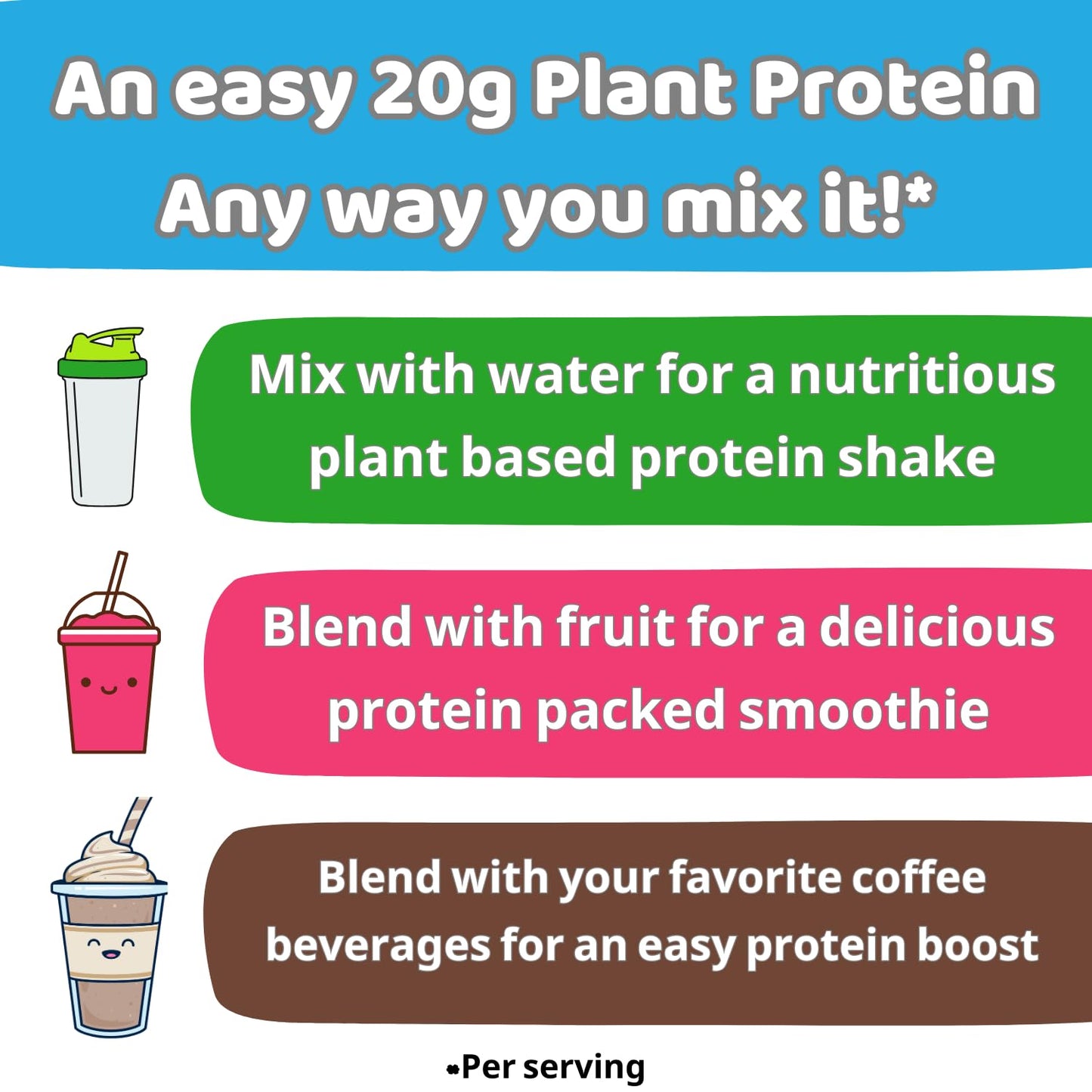 Synertech Nutrition Vegan Vanilla Flavored Plant-Based Pea Protein Powder, 32 Servings