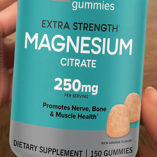 Generic Magnesium Citrate Gummies 250 mg, 150 Count
